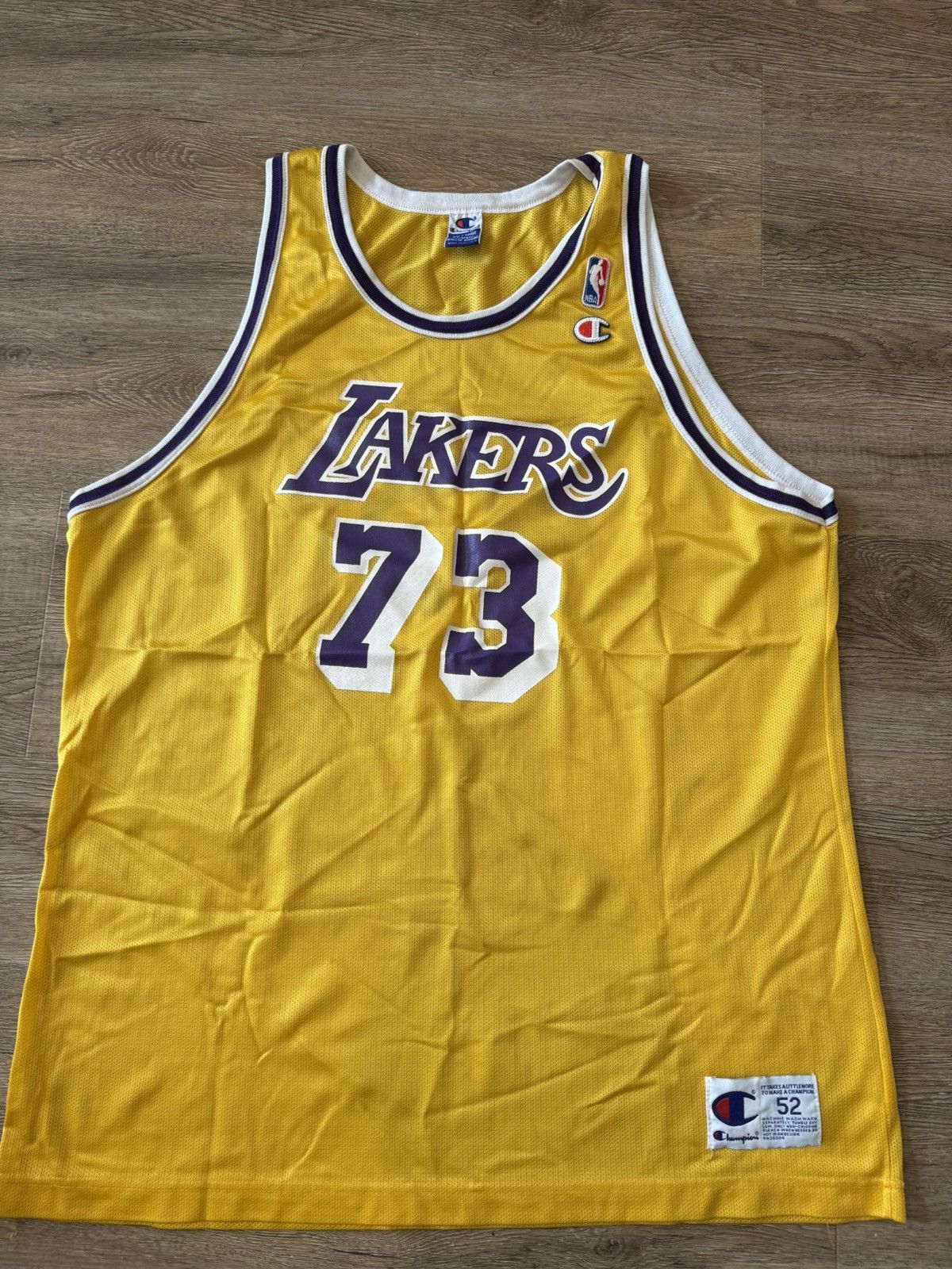Champion Dennis Rodman Lakers Champion Jersey Size 52 Size US XXL / EU 58 / 5 - 1 Thumbnail