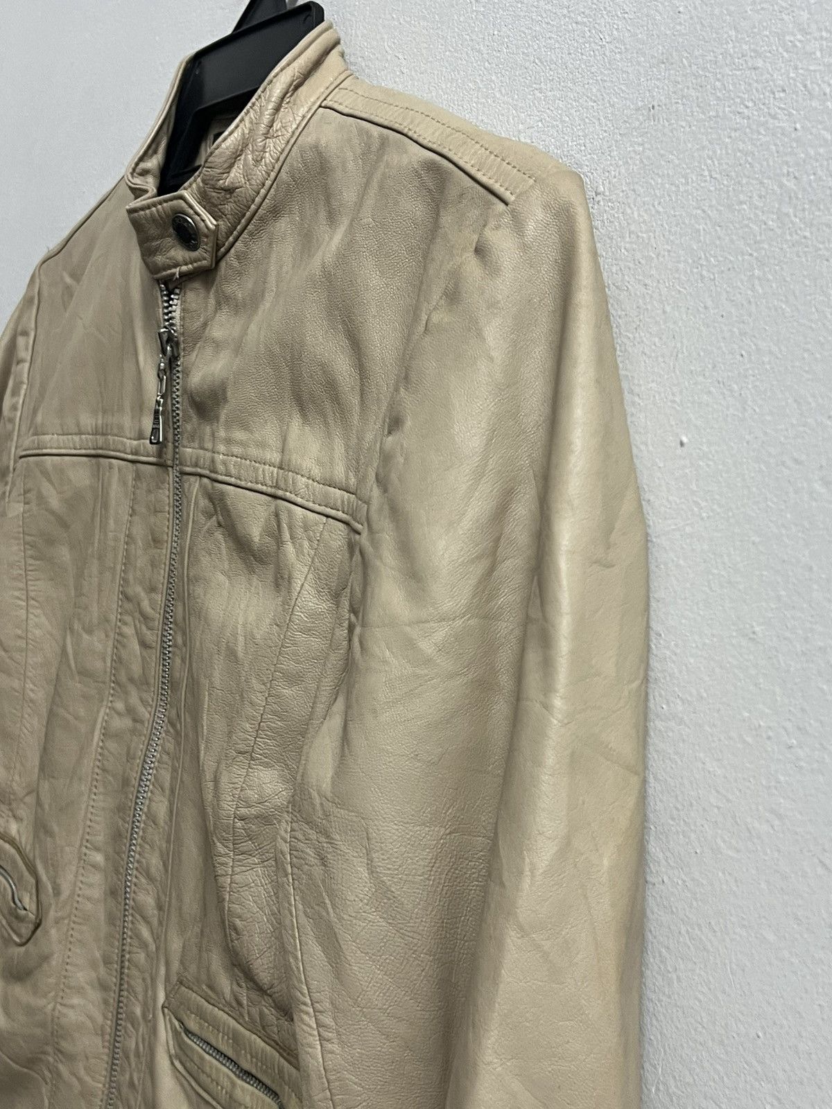 Tommy Hilfiger × Vintage Tommy Hilfiger Vintage leather jacket zipper rare Size US S / EU 44-46 / 1 - 6 Thumbnail