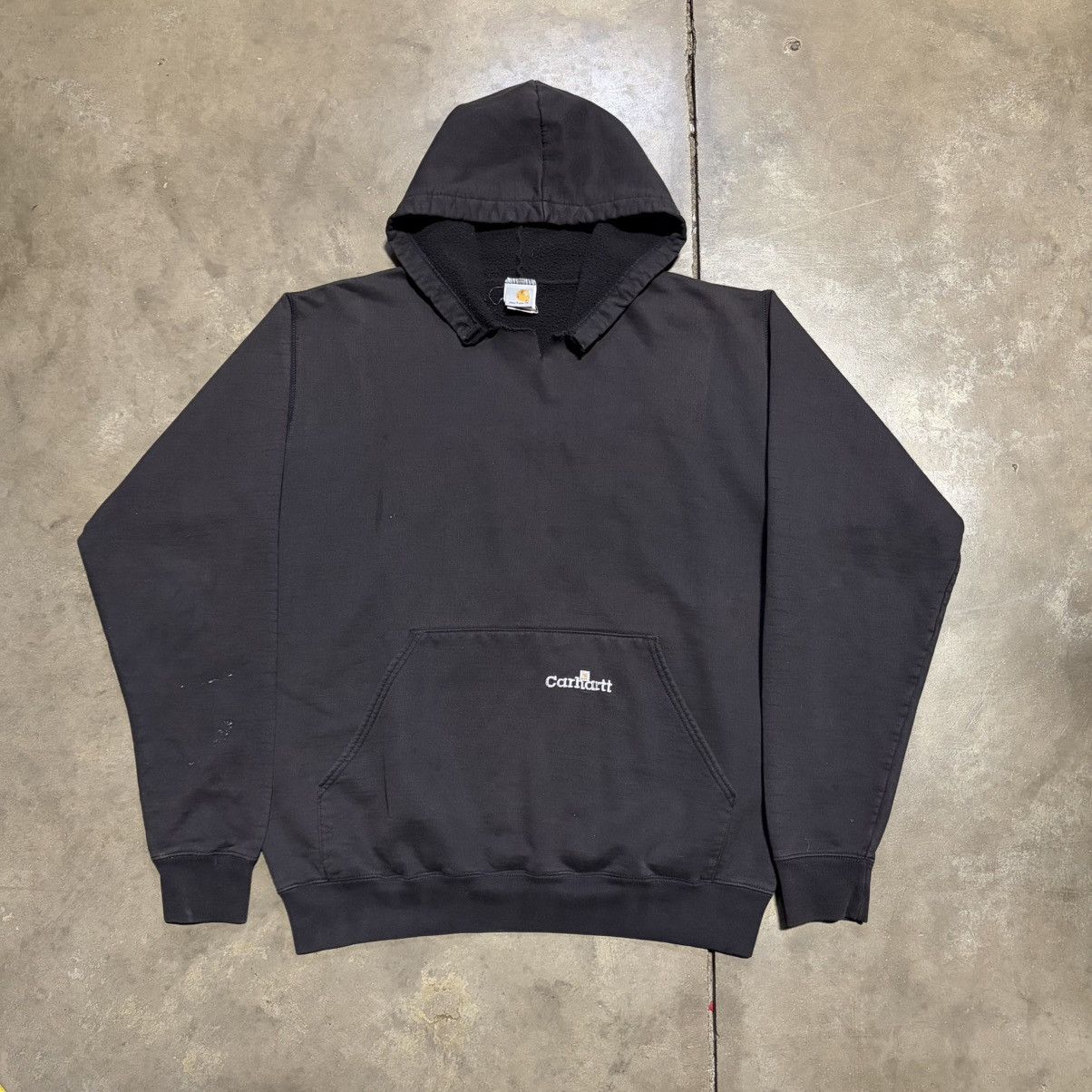 Carhartt Vintage Carhartt Hoodie Sweatshirt Faded Distressed 90s USA Size US L / EU 52-54 / 3 - 1 Thumbnail