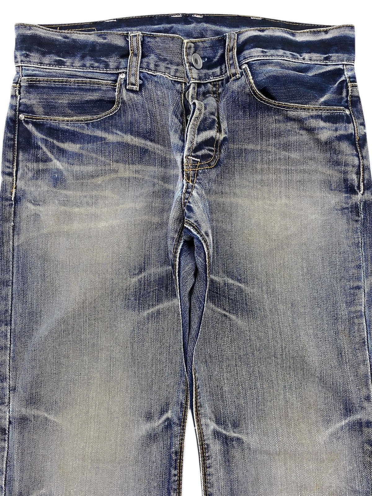 Boycott Boycutt Faded Wash Whiskered Style Straight Leg Jeans Size US 31 - 2 Thumbnail