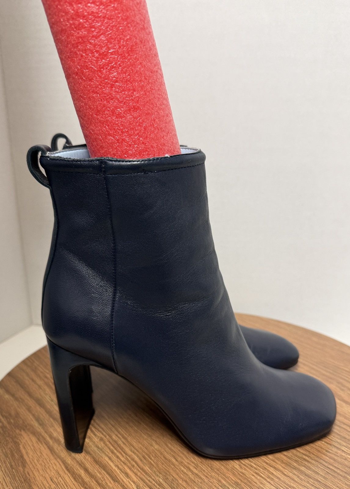 Rag & Bone Rag & Bone Salute Navy Ellis Leather Slim Profile Ankle Boot Size US 7.5 / IT 37.5 - 6 Thumbnail