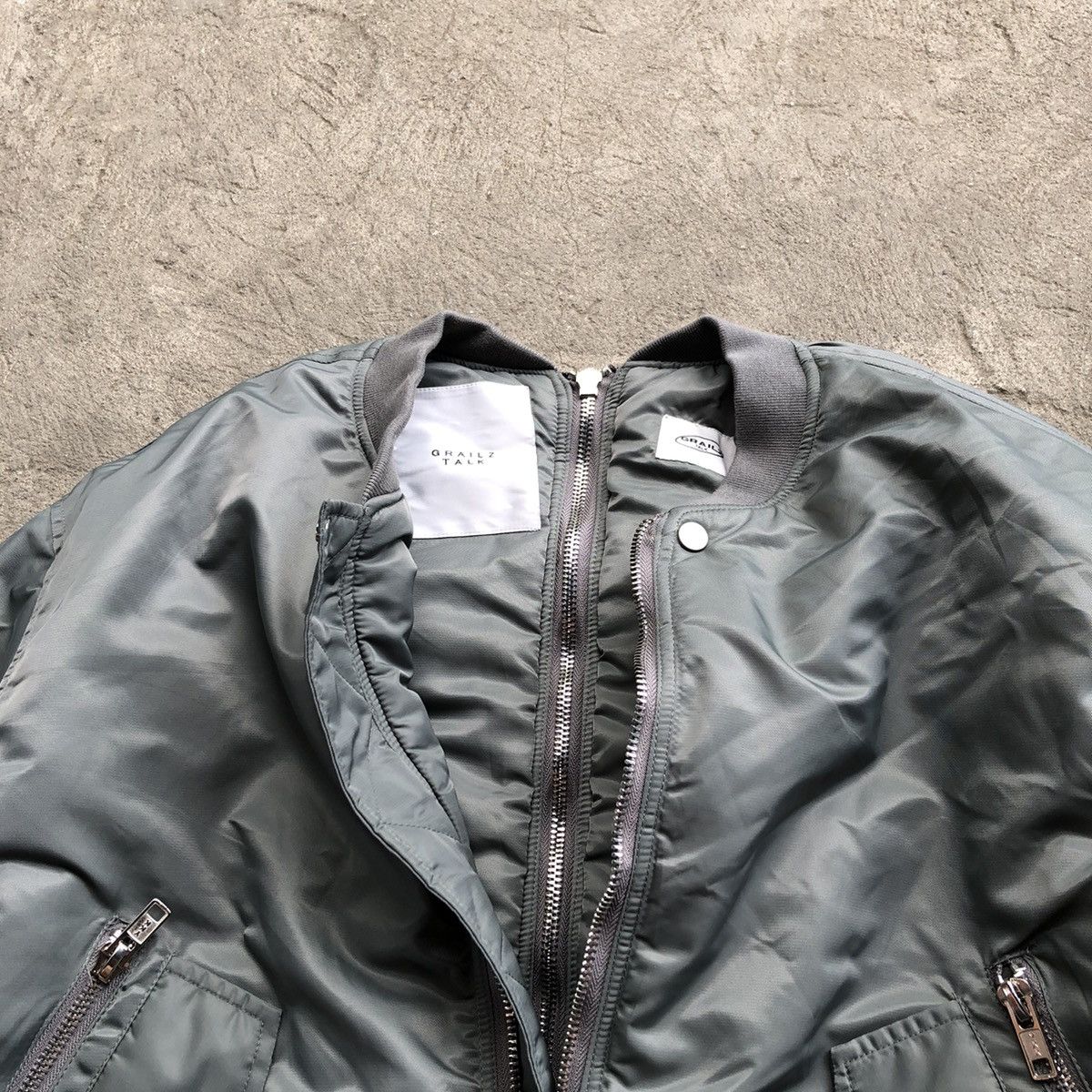 GRAILZ Grailz - Loose Fit Cotton Bomber Jacket - 2025AK18 Size US XXL / EU 58 / 5 - 6 Thumbnail