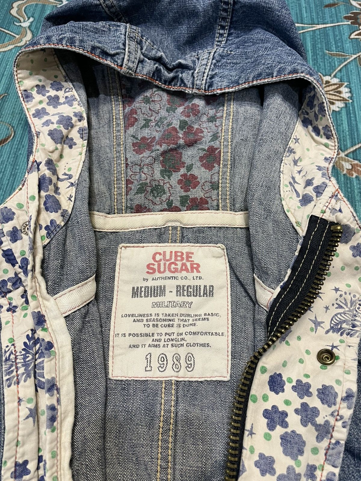 Japanese Brand Japanese Brand Denim Cube Sugar Fishtail Parka Hooded Jacket Size US M / EU 48-50 / 2 - 7 Thumbnail