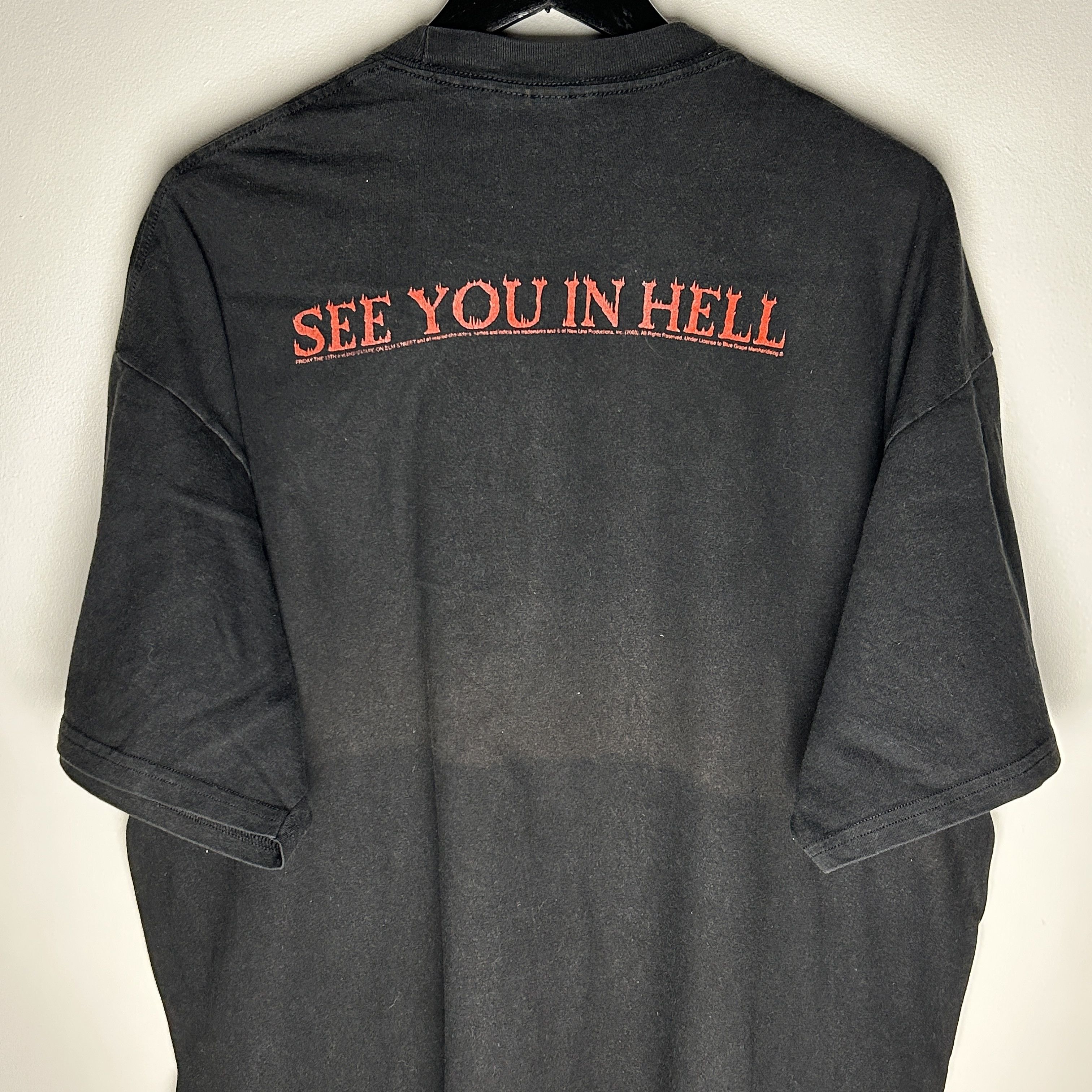 Vintage Vintage Freddy vs. Jason 2003 Horror T-shirt Size US XXL / EU 58 / 5 - 4 Thumbnail