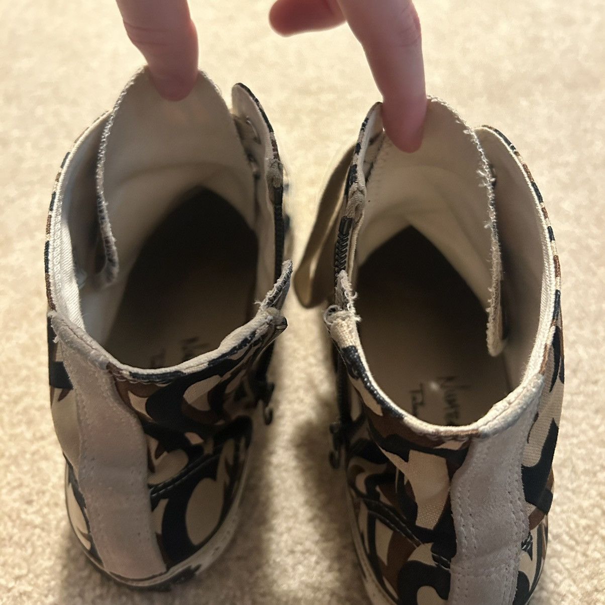 Number (N)ine Number (N)ine Autumn / Winter 2004 Tribal High Tops Size US 9 / EU 42 - 6 Thumbnail