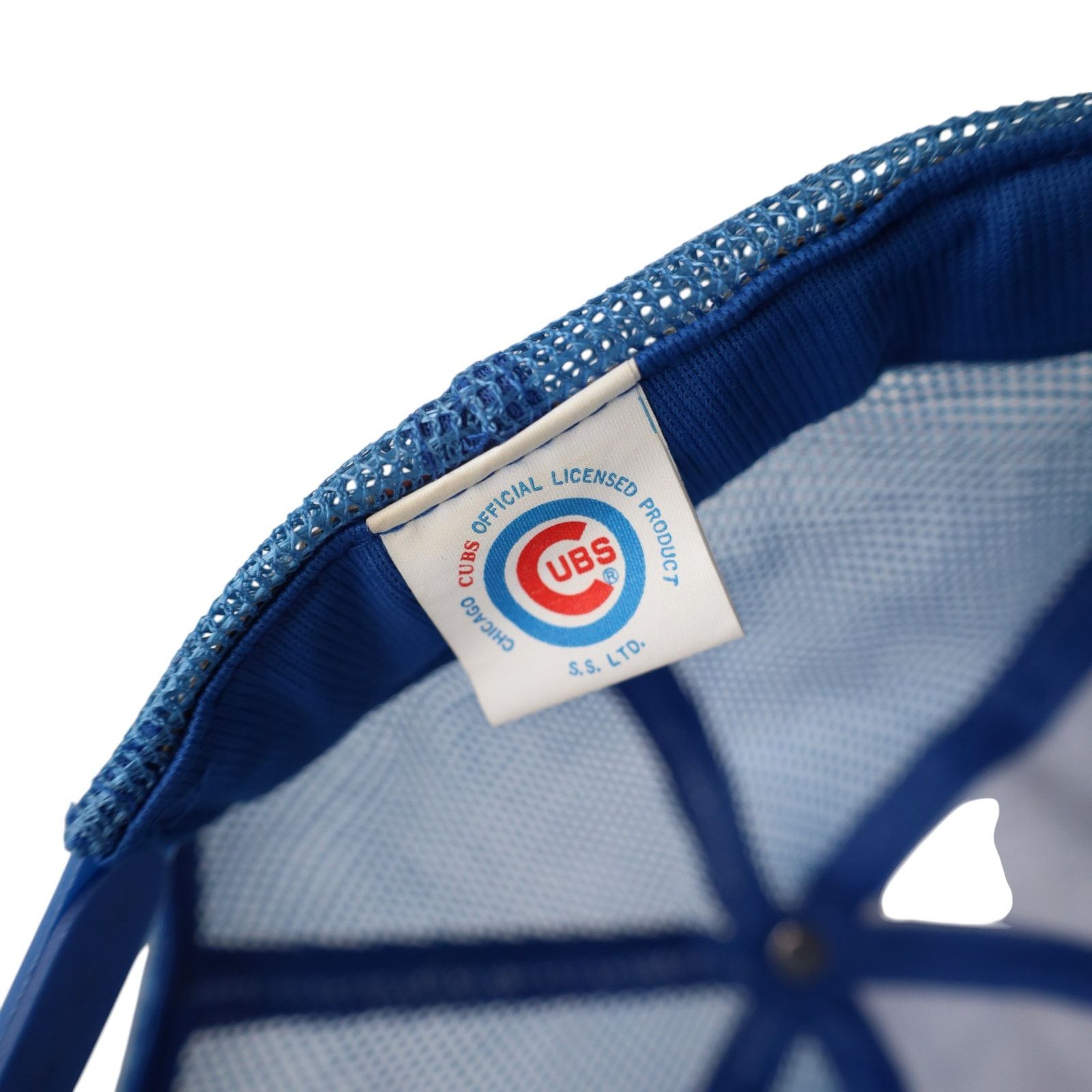 MLB Vintage 80s Chicago Cubs Mesh Trucker Hat Size ONE SIZE - 6 Thumbnail