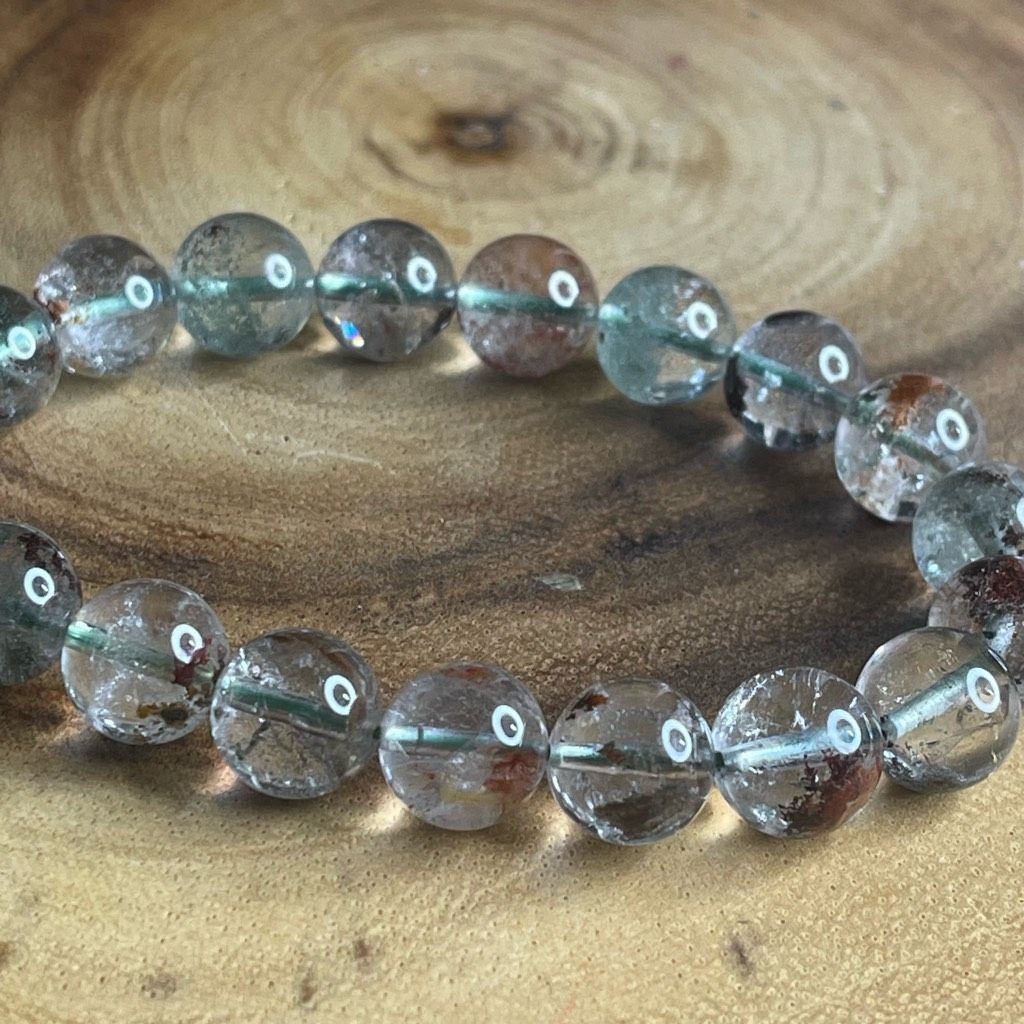 Other Garden Quartz beaded stretch bracelet 7” crystal healing beads 10mm scenic high quality Size ONE SIZE - 7 Thumbnail