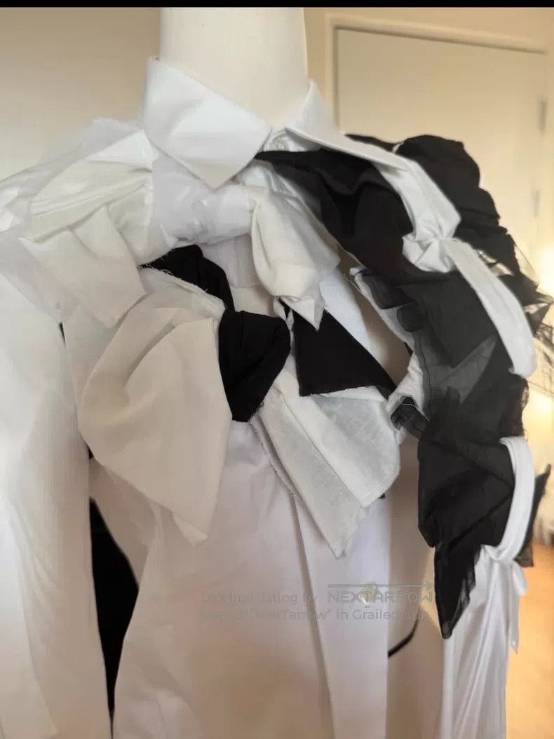 Comme des Garcons Comme Des Garcons Contrast Color Bow Tie Shirt Size S / US 4 / IT 40 - 3 Thumbnail