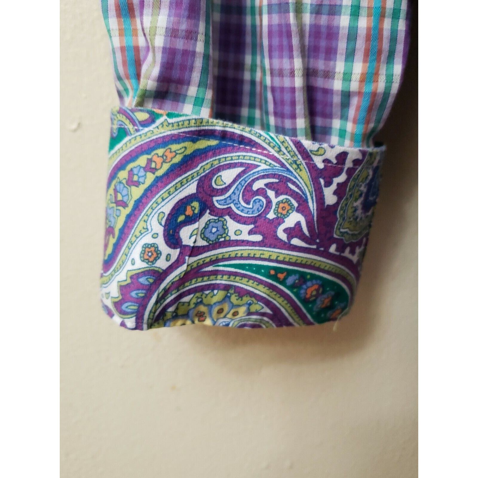 Alan Flusser Alan Flusser Button Front Floral Paisley XL 100% Cotton Size US XL / EU 56 / 4 - 8 Thumbnail