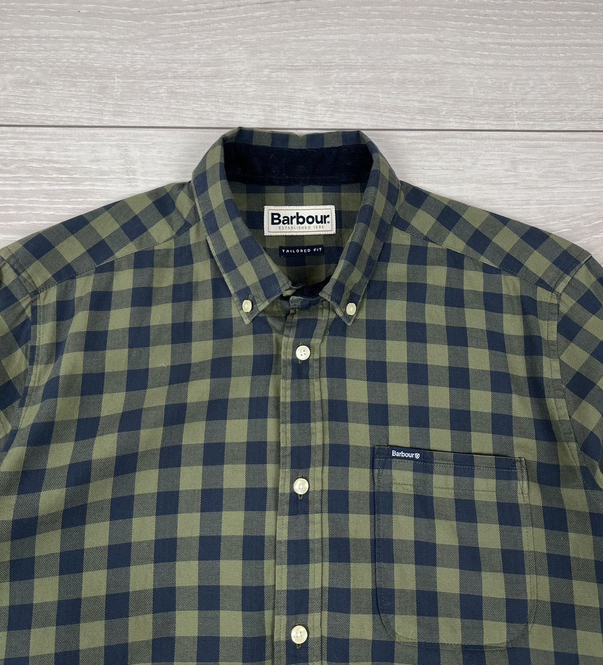 Barbour Barbour Tailored Oxford Heavy Checkered Shirt Size US M / EU 48-50 / 2 - 7 Thumbnail