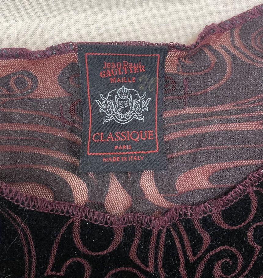 Jean Paul Gaultier SS1996 Jean Paul Gaultier Tribal Tattoo Skeleton Mesh Top Size US M / EU 48-50 / 2 - 7 Thumbnail