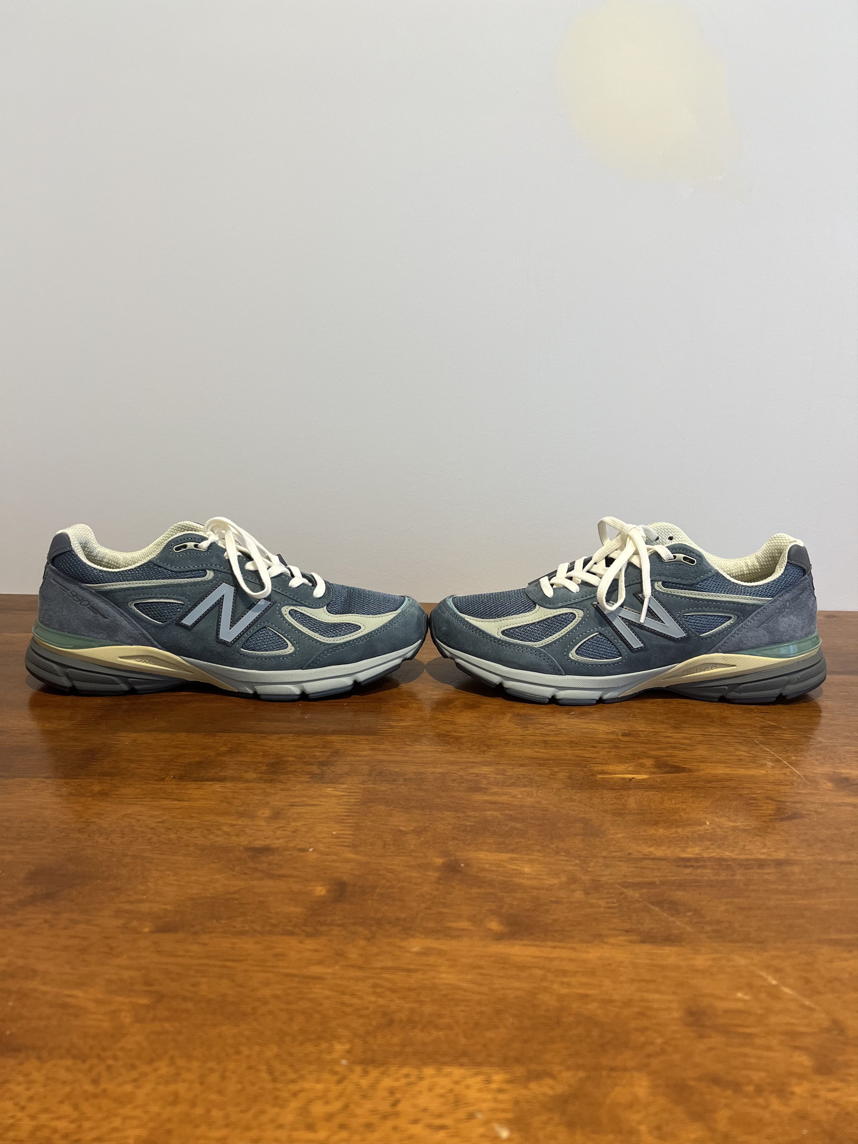Auralee × New Balance 💚 Auralee x New Balance 990v4 MADE in USA Blue US 11 NEW Size US 11 / EU 44 - 10 Thumbnail
