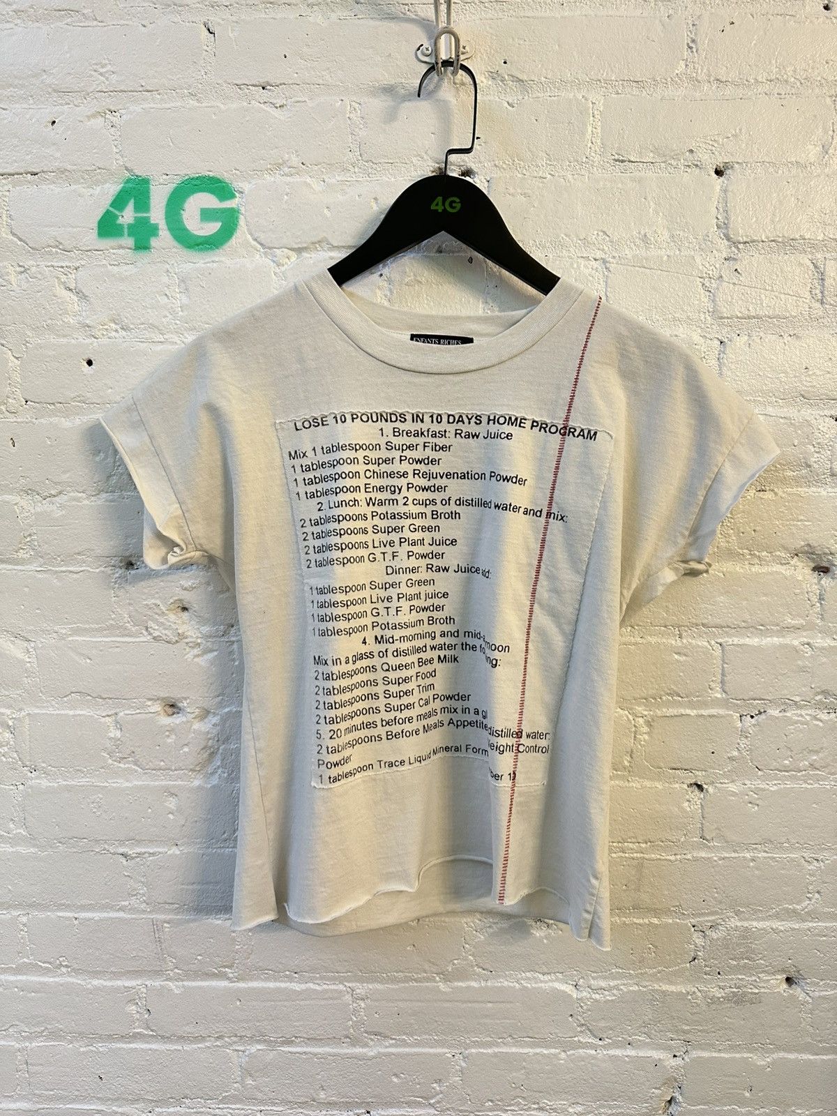 Enfants Riches Deprimes ENFANT RICHES DEPRIMES CROPPED BABY T Size L / US 10 / IT 46 - 1 Thumbnail
