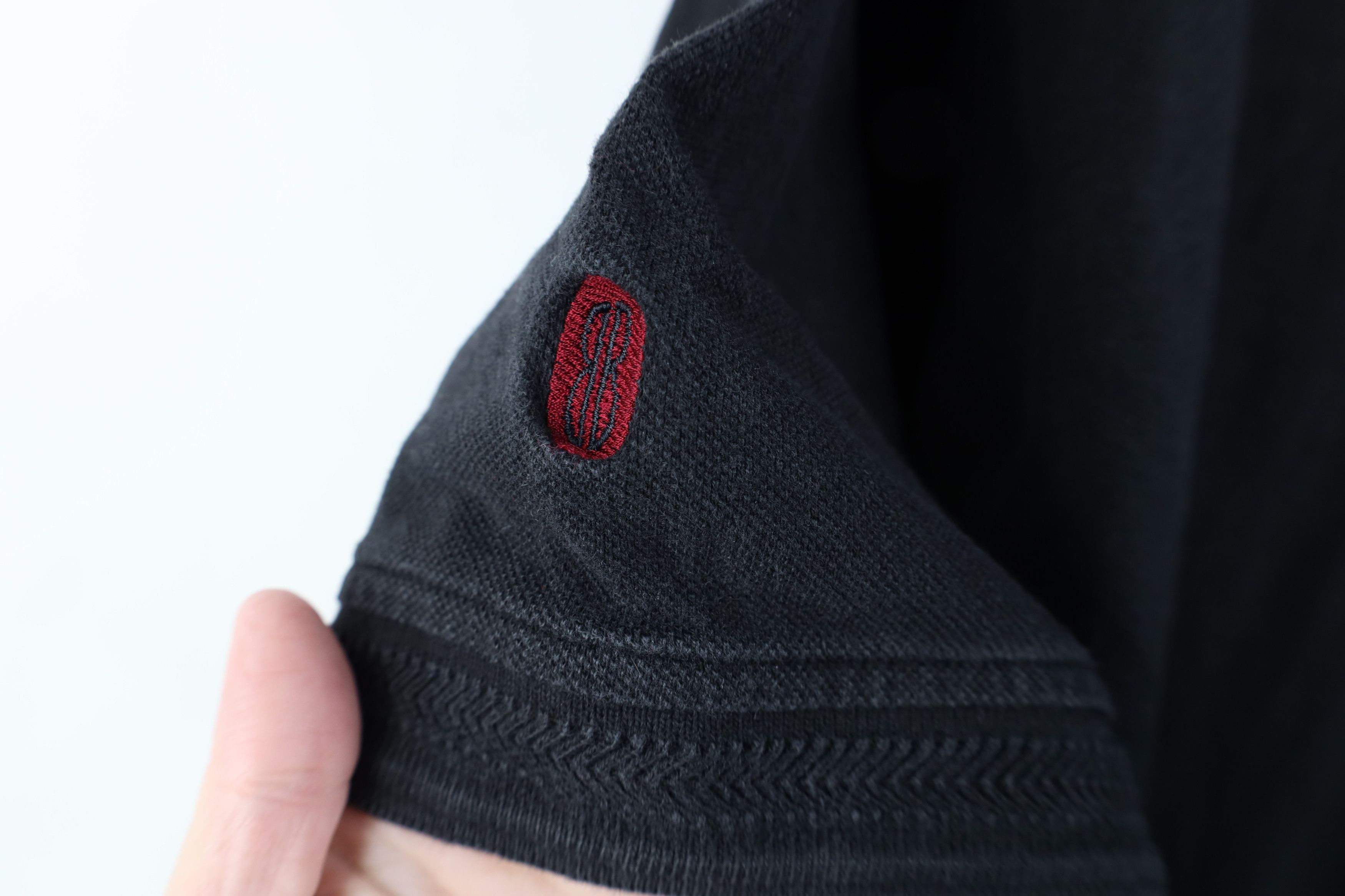 Vintage Vintage 90s Streetwear Baggy Golf Polo Shirt Black Cotton Size US L / EU 52-54 / 3 - 4 Thumbnail