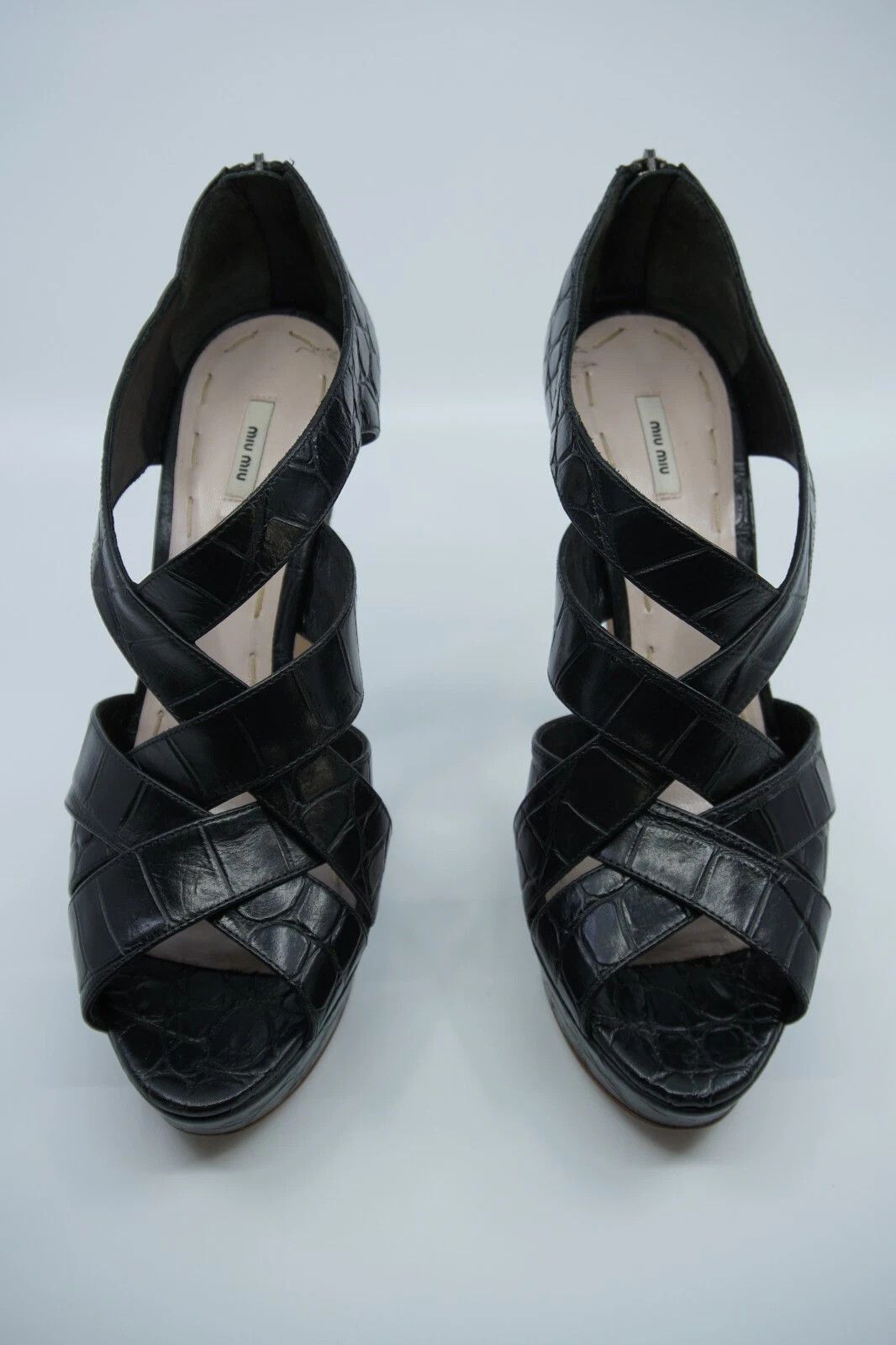 Miu Miu Rare New Miu Miu Prestige Black EU 39.5 US 9.5 Size US 9.5 / IT 39.5 - 5 Thumbnail