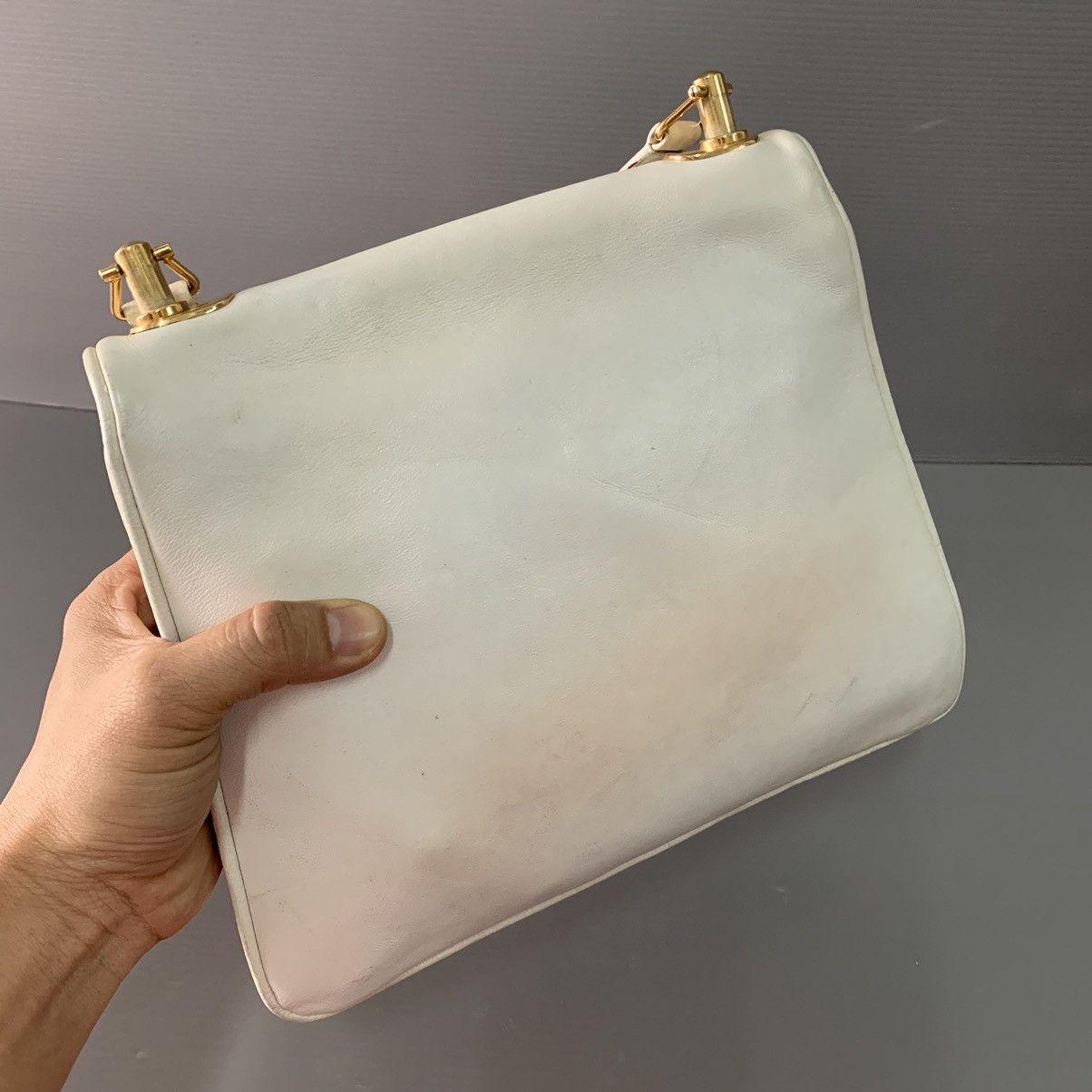 Gucci Gucci GG White Leather Shoulder Limited Bag Size ONE SIZE - 9 Thumbnail