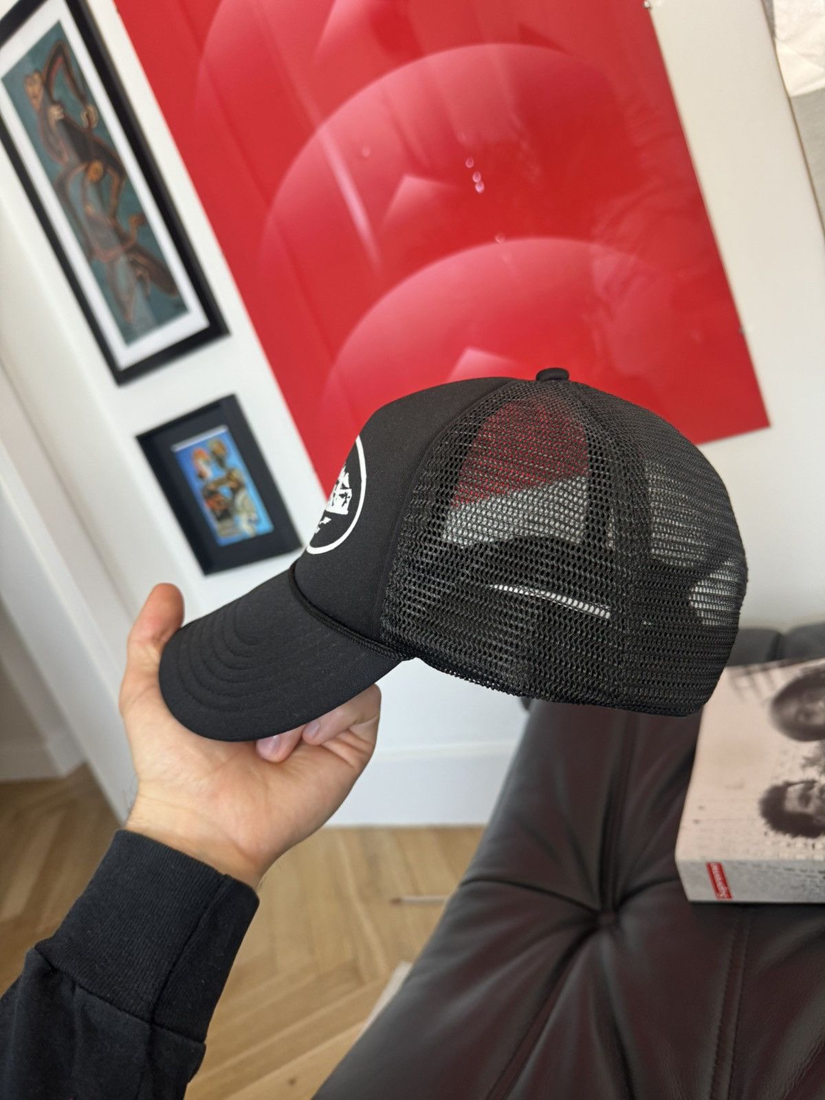 Corteiz Corteiz Alcatraz Trucker Hat Cap Black White Streetwear Rare Size ONE SIZE - 3 Thumbnail