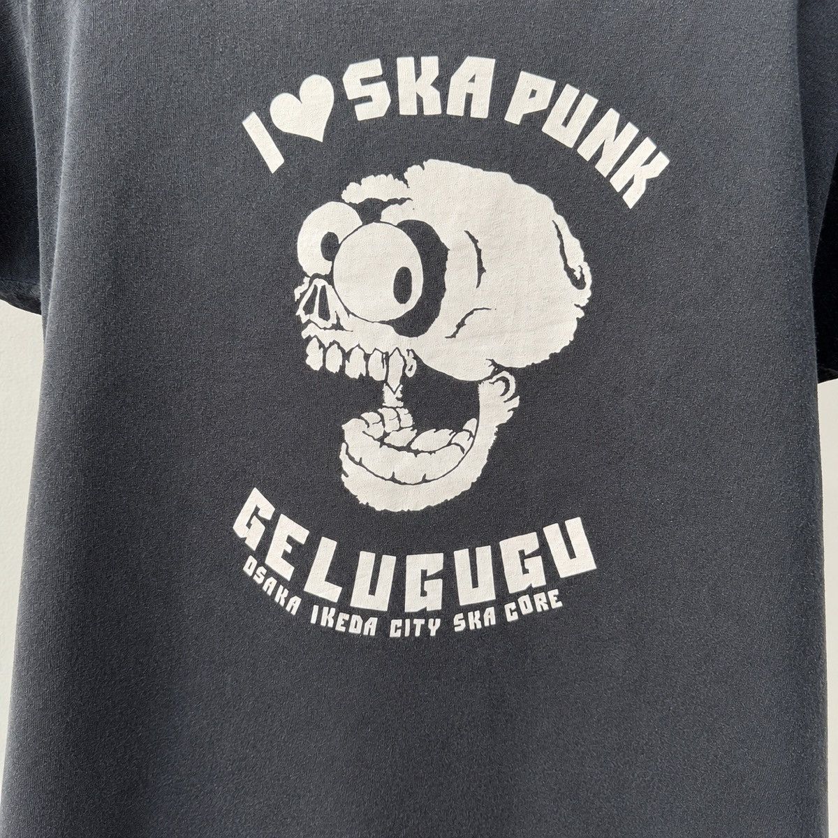 Band Tees Gelugugu "I Love Ska Punk" Osaka Japan - trashed -fadd Size US M / EU 48-50 / 2 - 2 Thumbnail