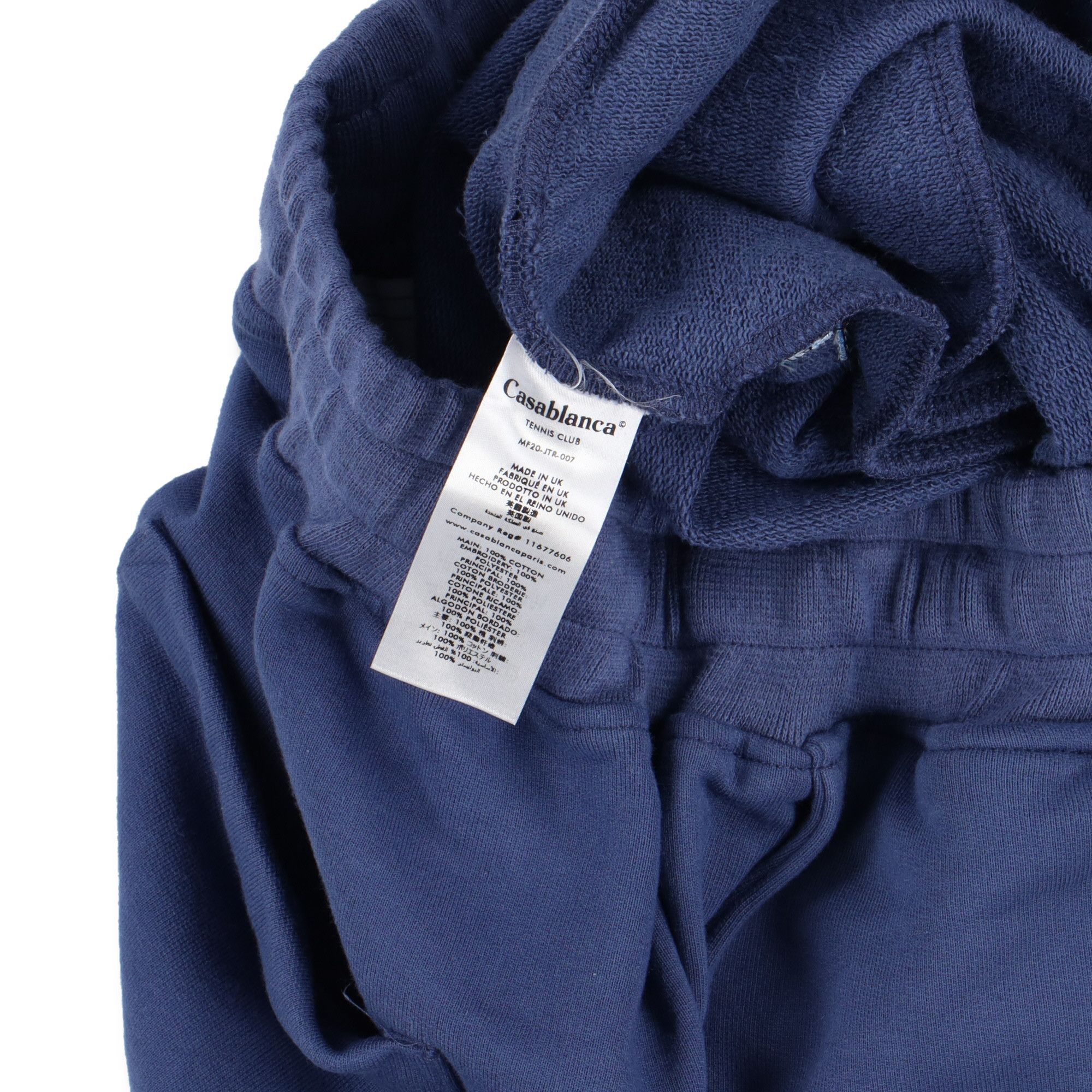Casablanca Navy Embroidered Arch Logo Sweatpants Size US 36 / EU 52 - 5 Thumbnail