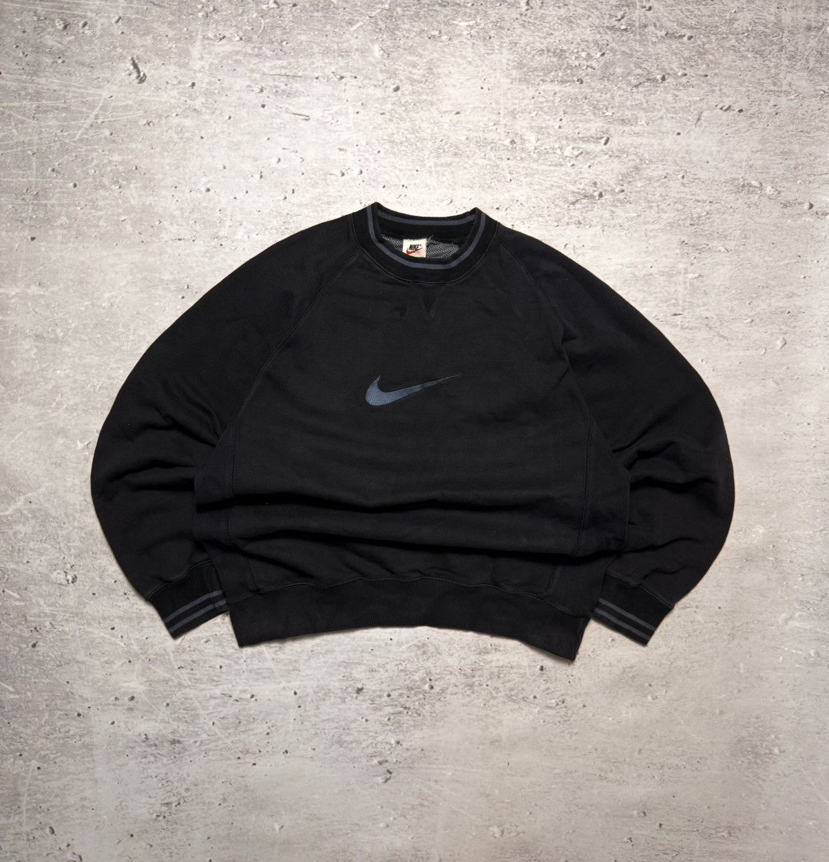 Nike × Vintage NIKE VINTAGE CENTER LOGO OVERSIZE BOXY SWEATSHIRT Size US L / EU 52-54 / 3 - 1 Thumbnail