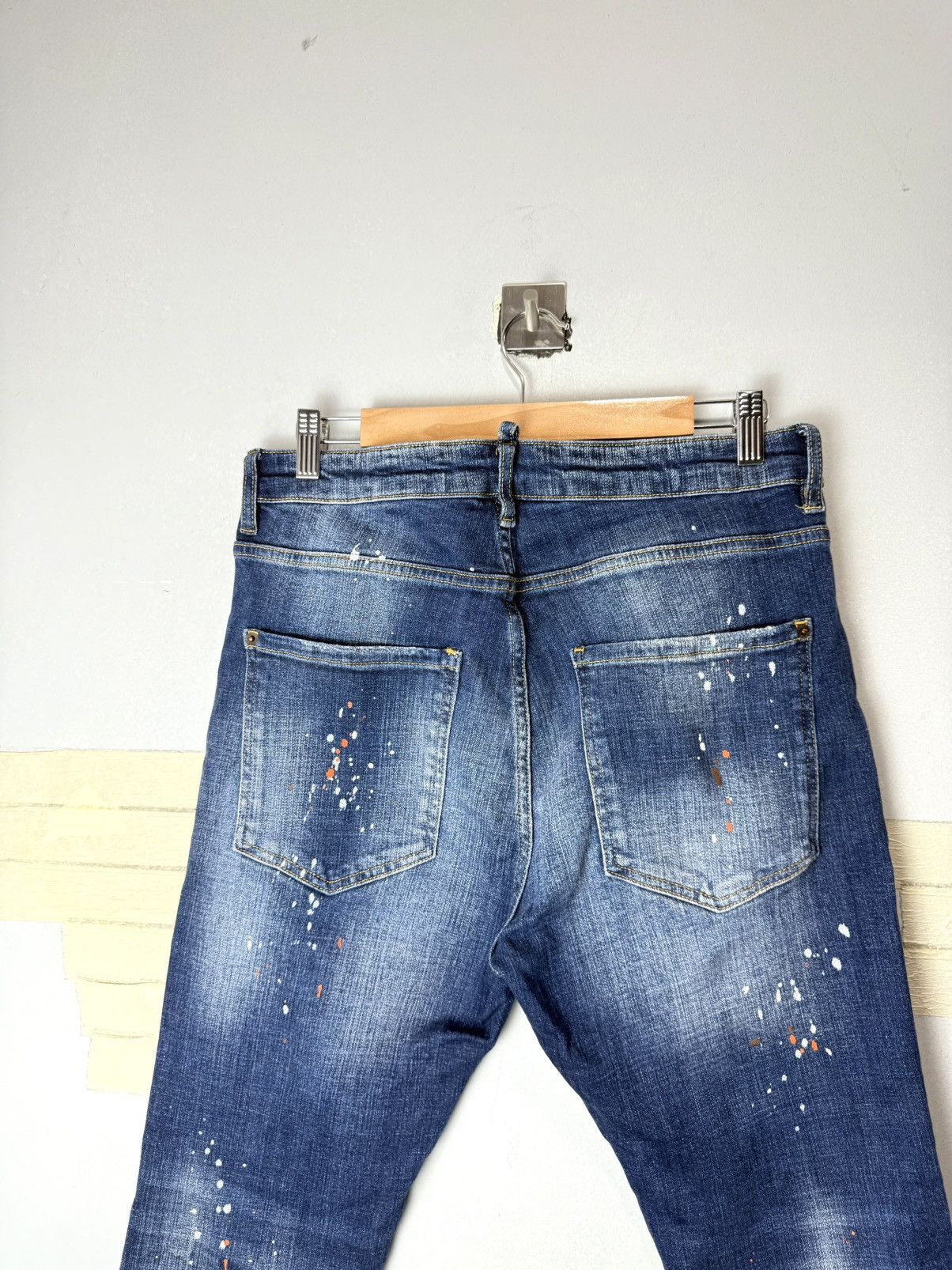 Dsquared2 Dsquared2 Patchwork Denim Pants Slim Dripp Hype Streetwear Size US 32 / EU 48 - 7 Thumbnail