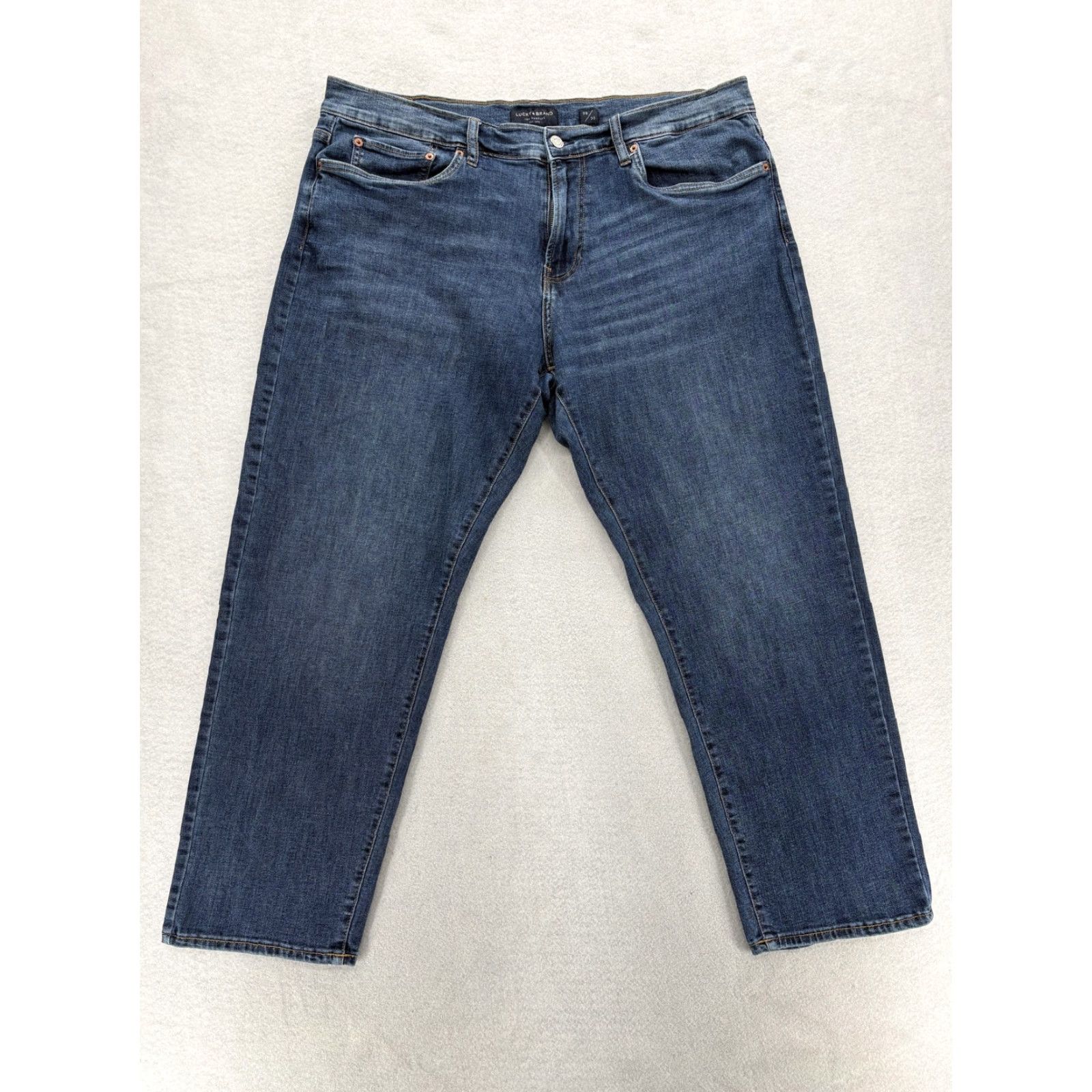 Lucky Brand Lucky Brand Jeans Mens 38x30 Blue 221 Straight Medium Wash Stretch Denim Pants Size US 38 / EU 54 - 2 Thumbnail