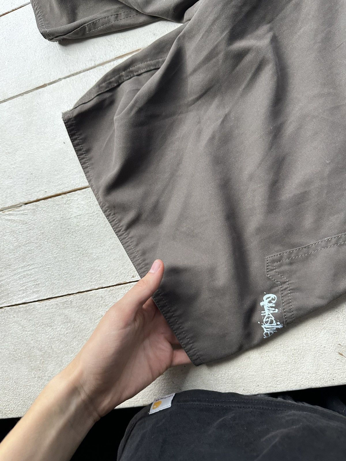 Quiksilver 🚨Vintage Quiksilver Shorts Big Logo Y2K Style 90s Surfing Size US 33 - 9 Thumbnail