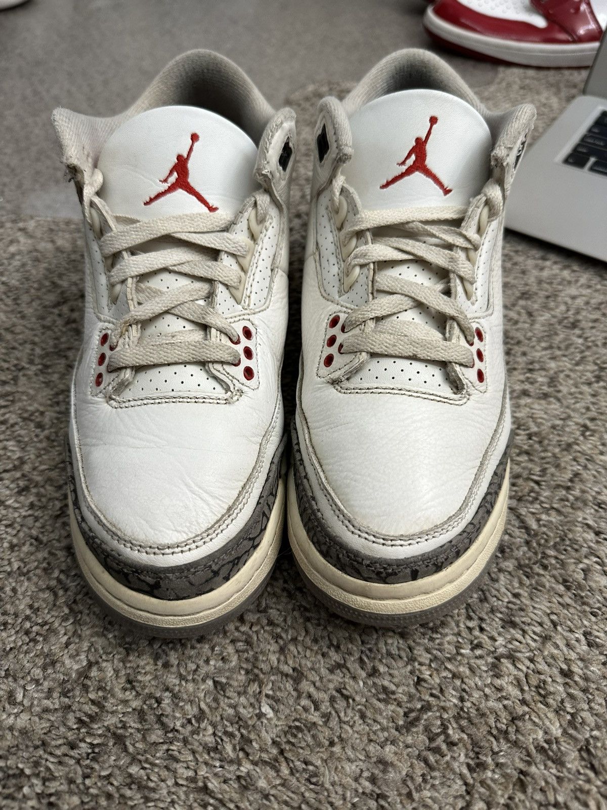 Jordan Brand Air jordan 3 white cement reimagined - size 5 Size US 5 / EU 37 - 4 Thumbnail