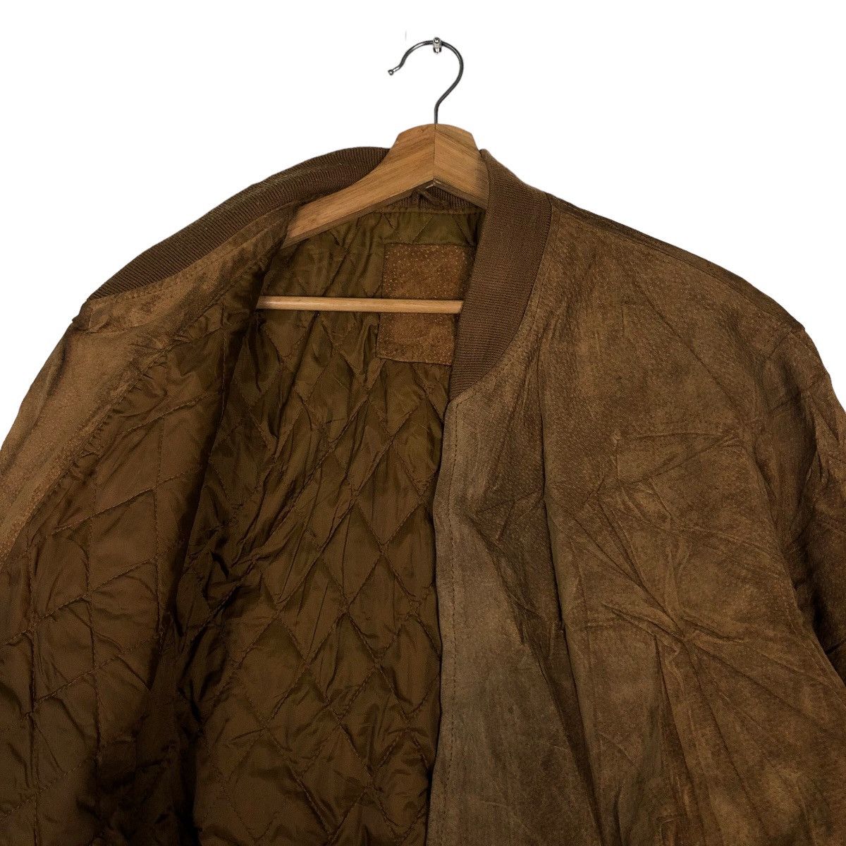 Japanese Brand 🔥Vtg Bomber Jacket Genuine Leather Japan Made Size US M / EU 48-50 / 2 - 10 Thumbnail
