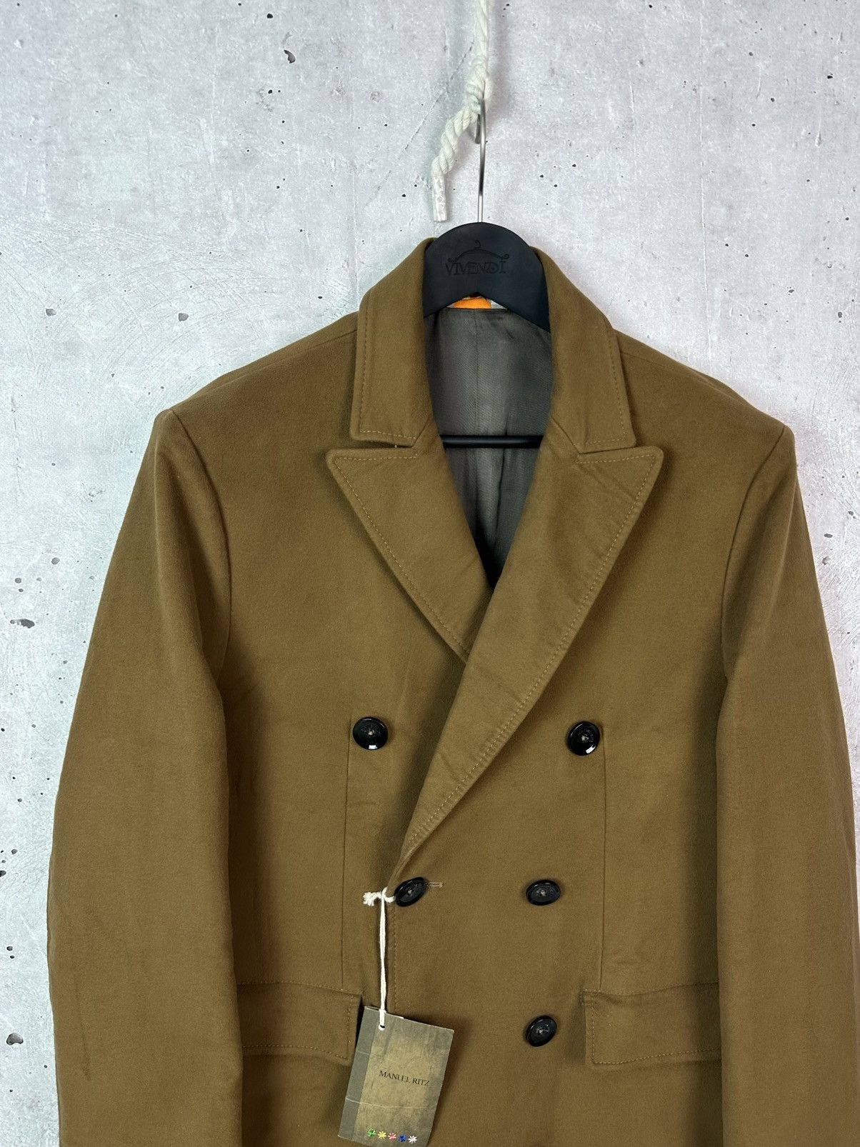 Other NWT Manuel Ritz Double Breasted Cotton Mustard Men’s Coat Size US M / EU 48-50 / 2 - 2 Thumbnail