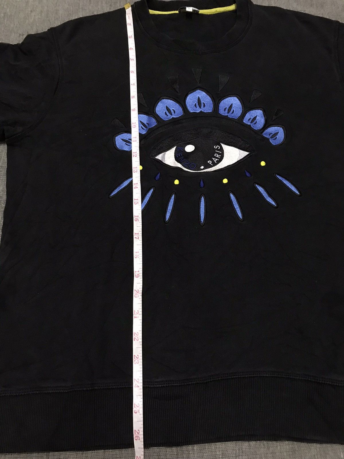 Kenzo Kenzo Paris Black Blue Eye Logo Sweatshirt Grailed