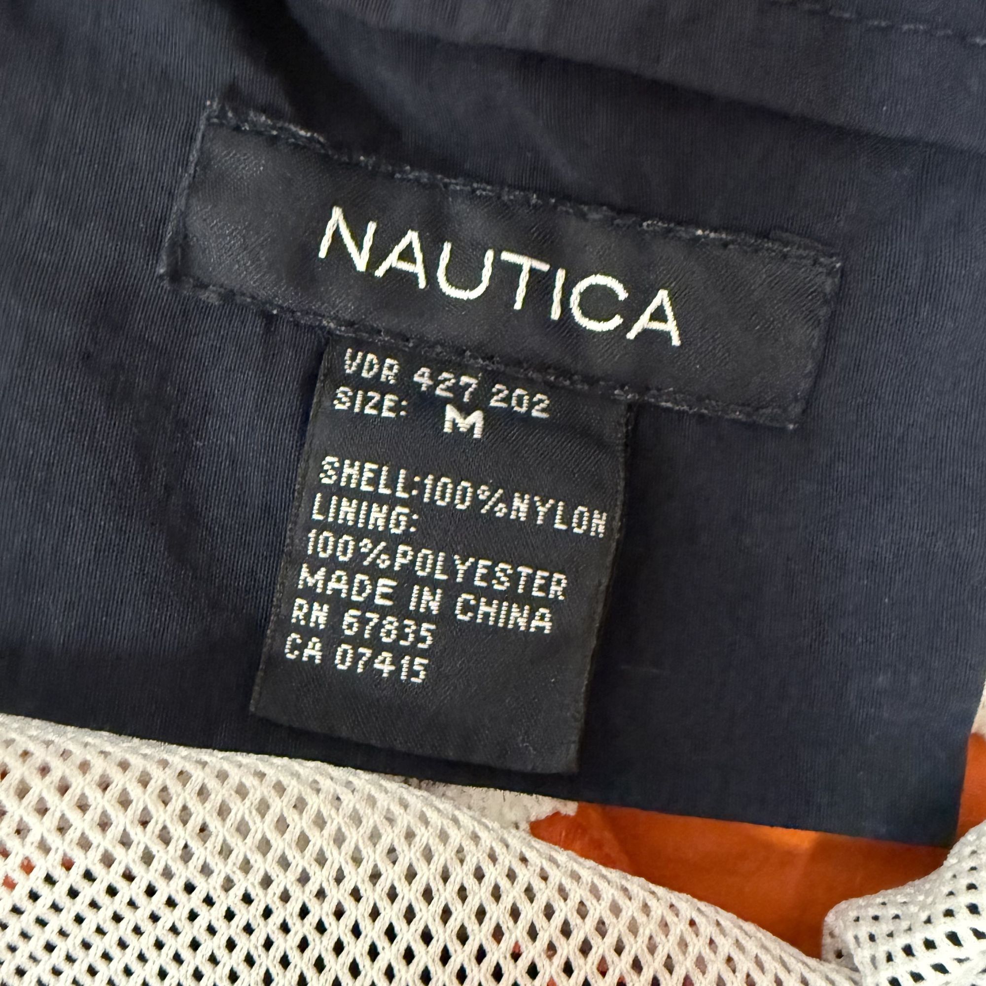 Nautica Vtg Nautica Swim Trunks Orange Blue COLOR BLOCK Shorts Size US 36 / EU 52 - 9 Thumbnail