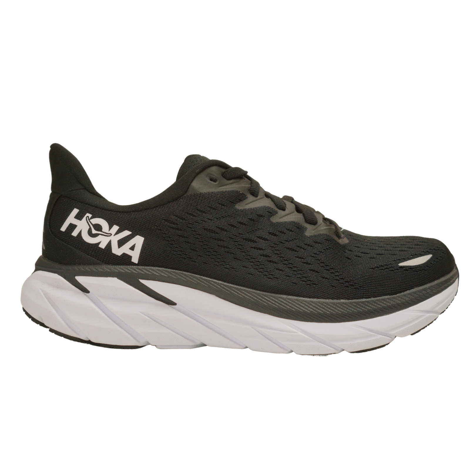 image of Women Hoka One One Clifton 8 Sneakers Trail Running Us10 in Black