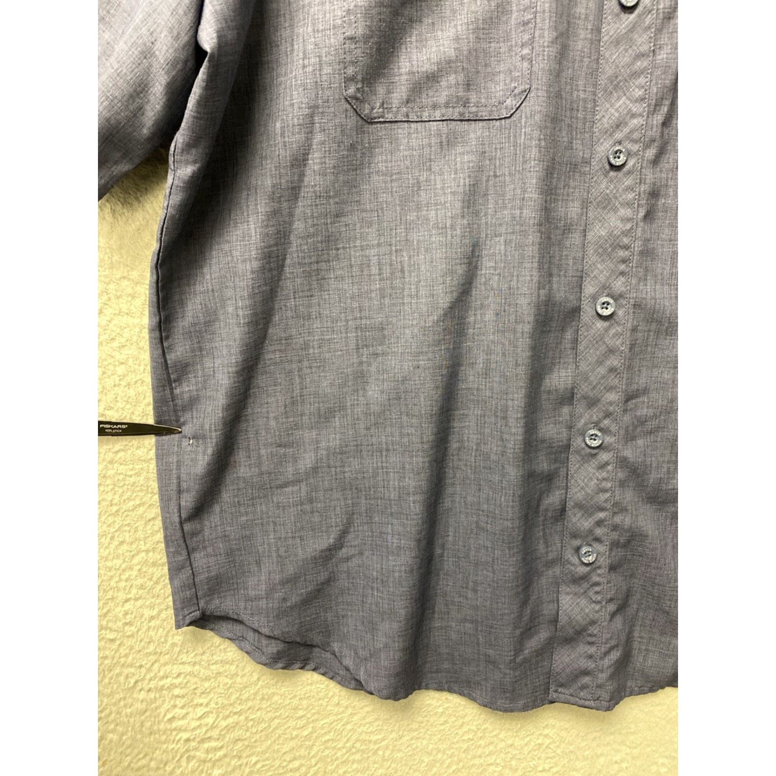 Orvis ORVIS Men's Short Sleeve Button Up Shirt Casual Blue XL Pockets Size US XL / EU 56 / 4 - 7 Thumbnail
