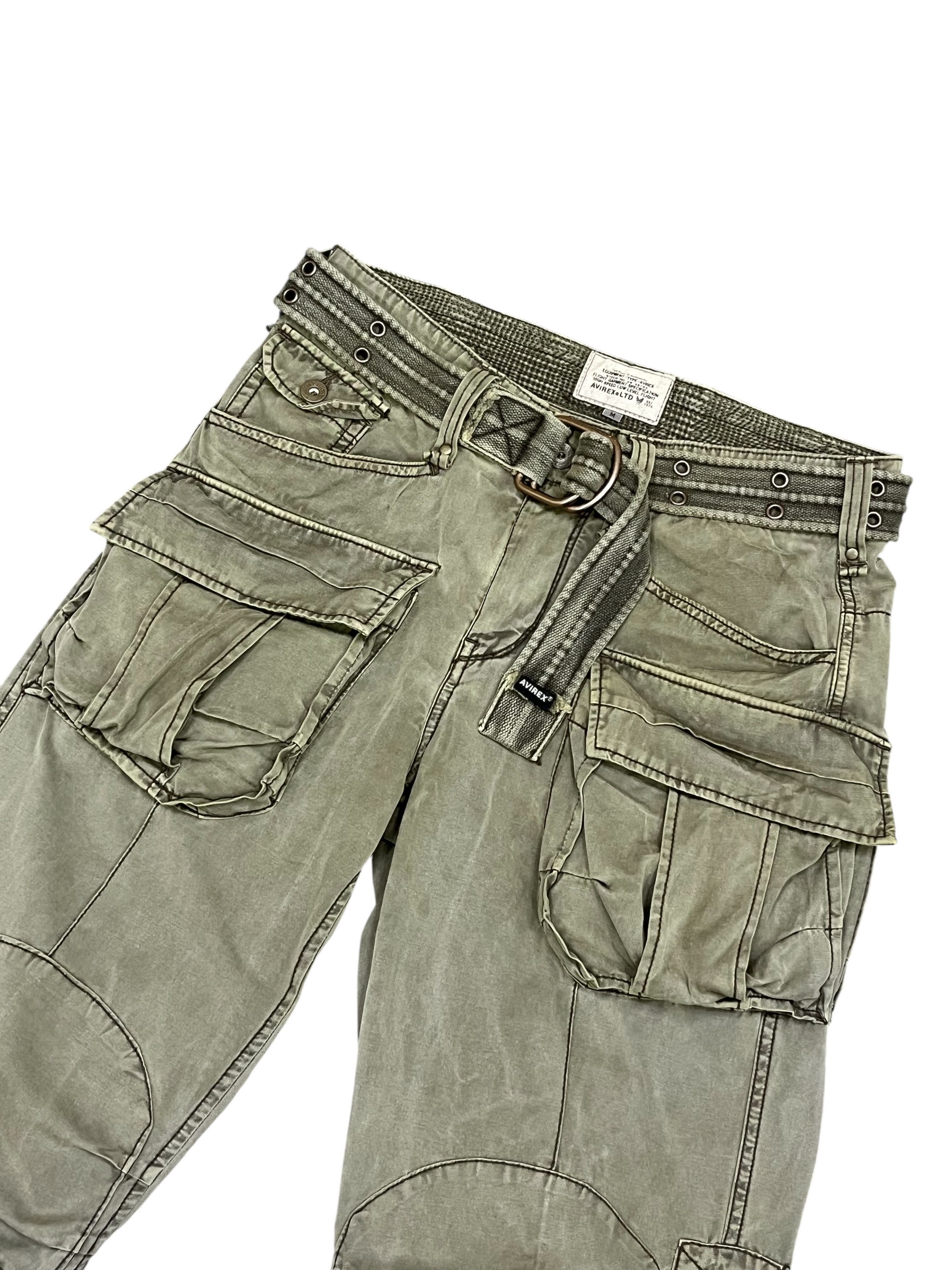 Avirex 🔥Vintage AVIREX Flight Garment Cargo Shorts - Size M (W30") Size US 30 / EU 46 - 7 Thumbnail
