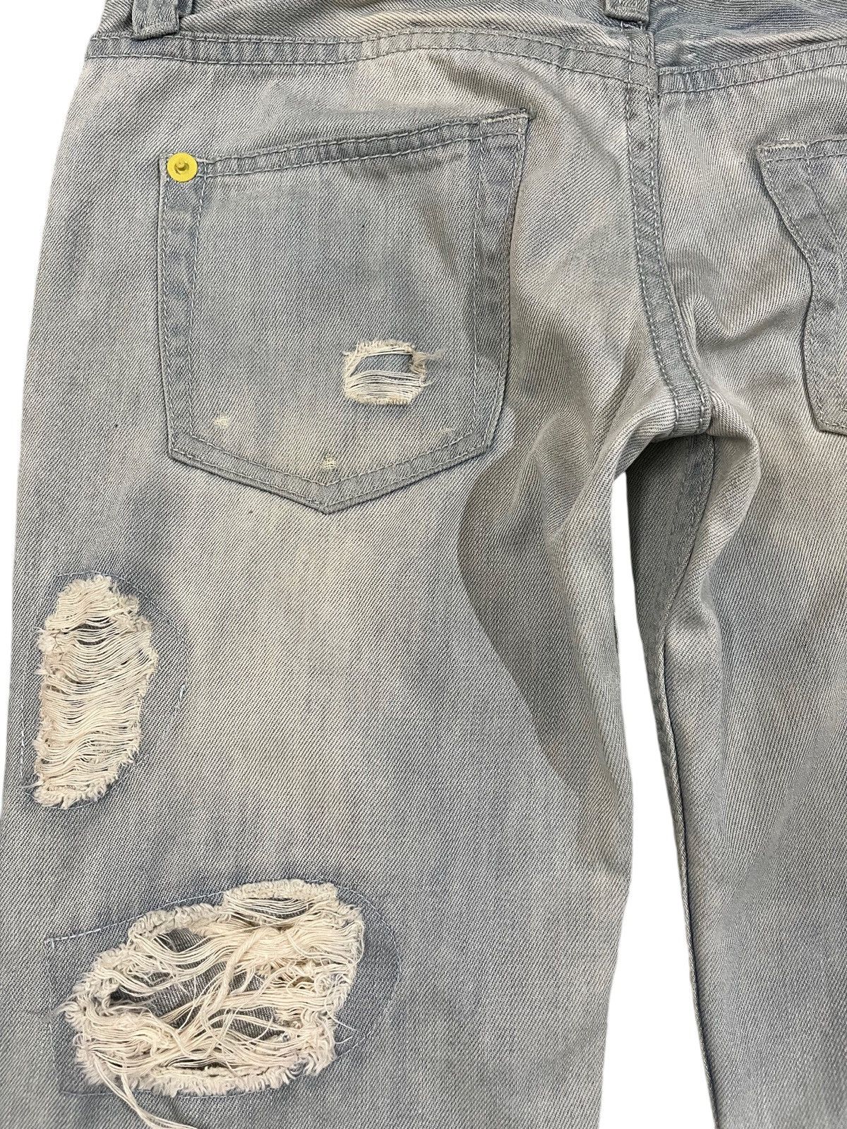 Japanese Brand Vintage Vence Ripped Grunge Distressed Denim Size US 33 - 8 Thumbnail