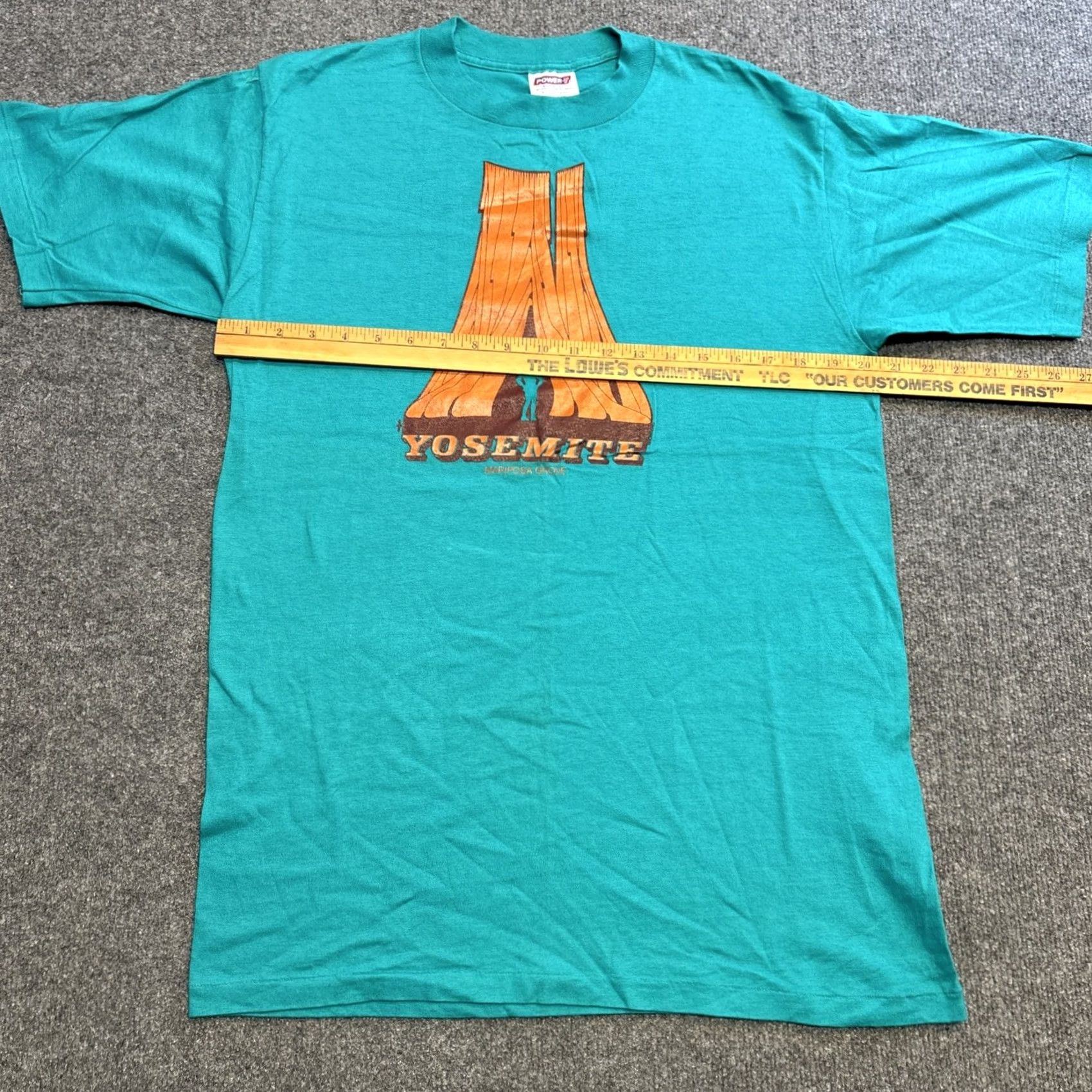 Vintage VINTAGE Power-T Yosemite Marilosa Grove Shirt Men’s XL Single Stitch Blue Outdoors Size US XL / EU 56 / 4 - 5 Thumbnail
