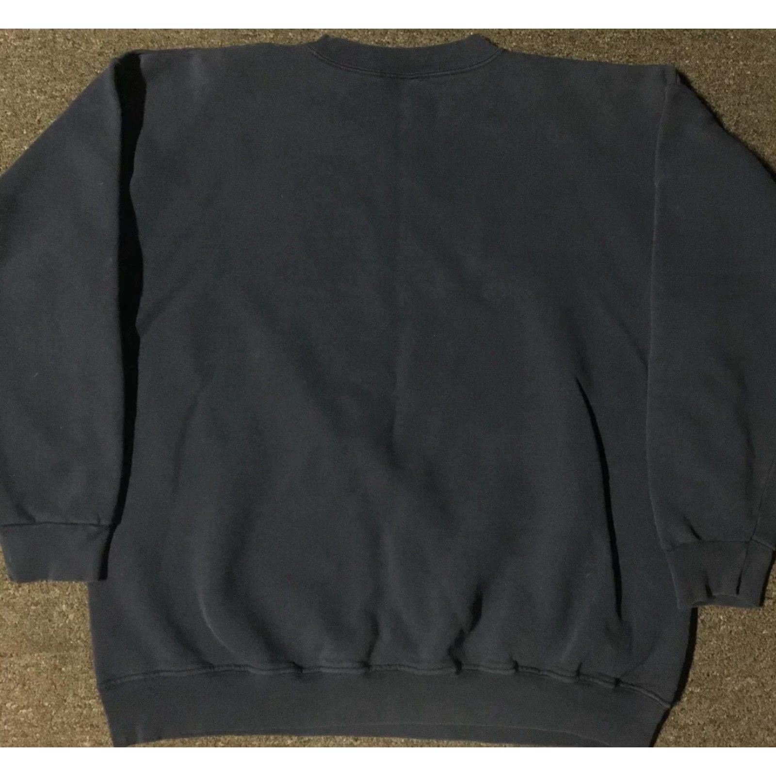 Nautica VINTAGE Balboa Island 90s Faded Spellout Flag Sweatshirt XL Navy Blue Men Pullover Shirt/ Sweatshirt Nautical Grunge USA 80s 90s Style Mens Size US XL / EU 56 / 4 - 6 Thumbnail