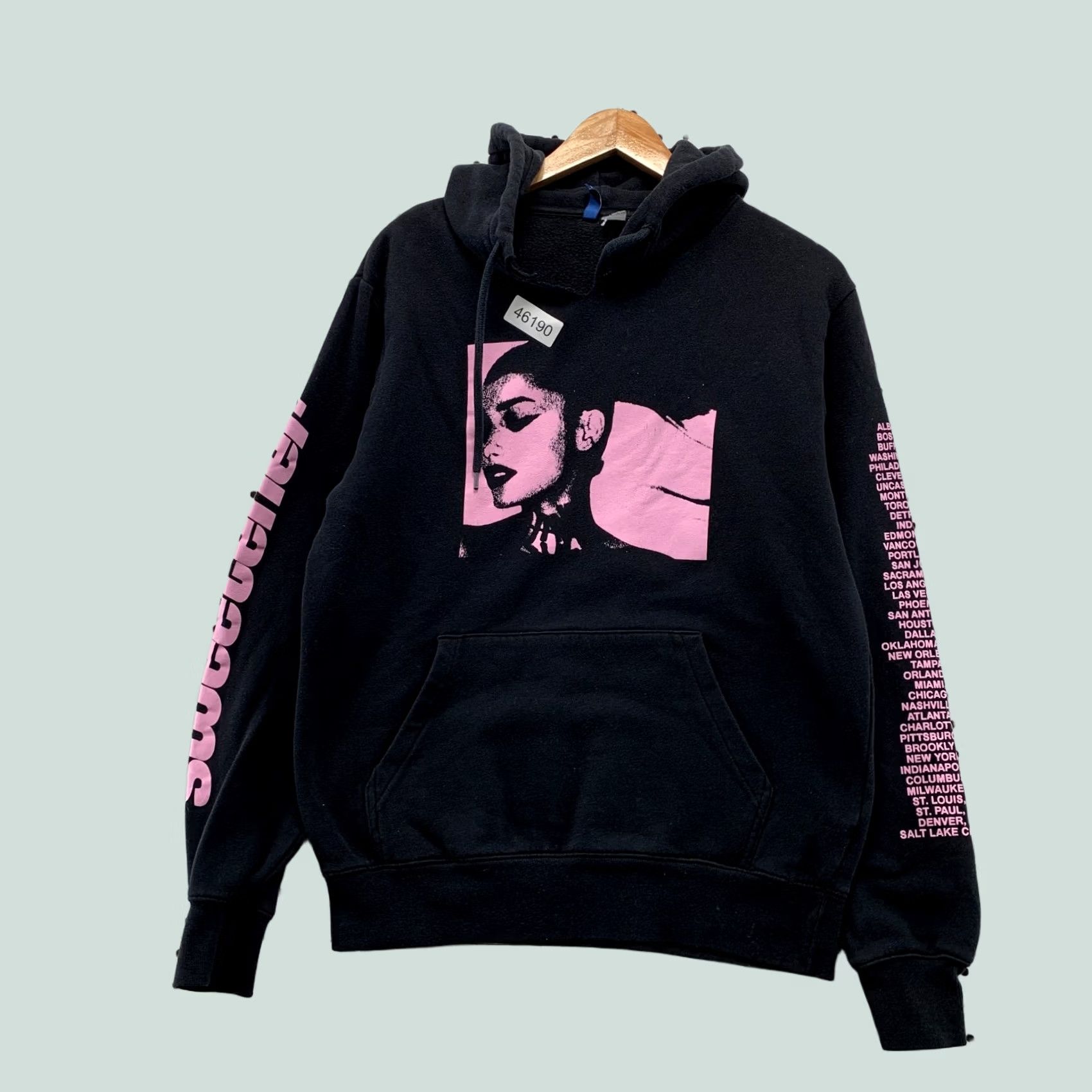 Vintage 23. Keywords: Included relevant (Hoodie, Sweatshirt, Long Sleeve, Black, Fleece) Size S / US 4 / IT 40 - 1 Thumbnail