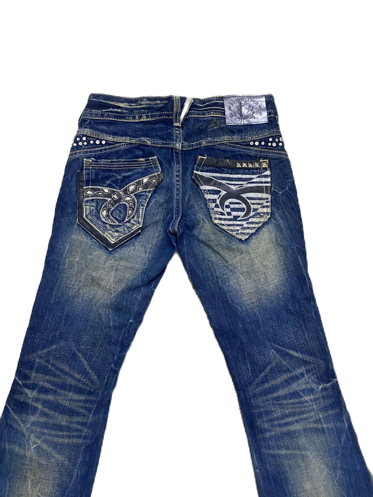 If Six Was Nine × Japanese Brand FLARE STYLE JIMMY HENDRIX RED PEPPER JEANS Size US 30 / EU 46 - 3 Thumbnail