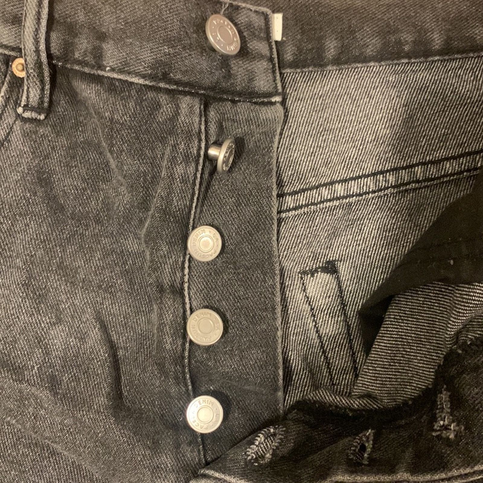Pacsun Pacsun Y2K Ultra Highrise Vintage Shorts Black Denim Size 27" / US 4 / IT 40 - 12 Thumbnail