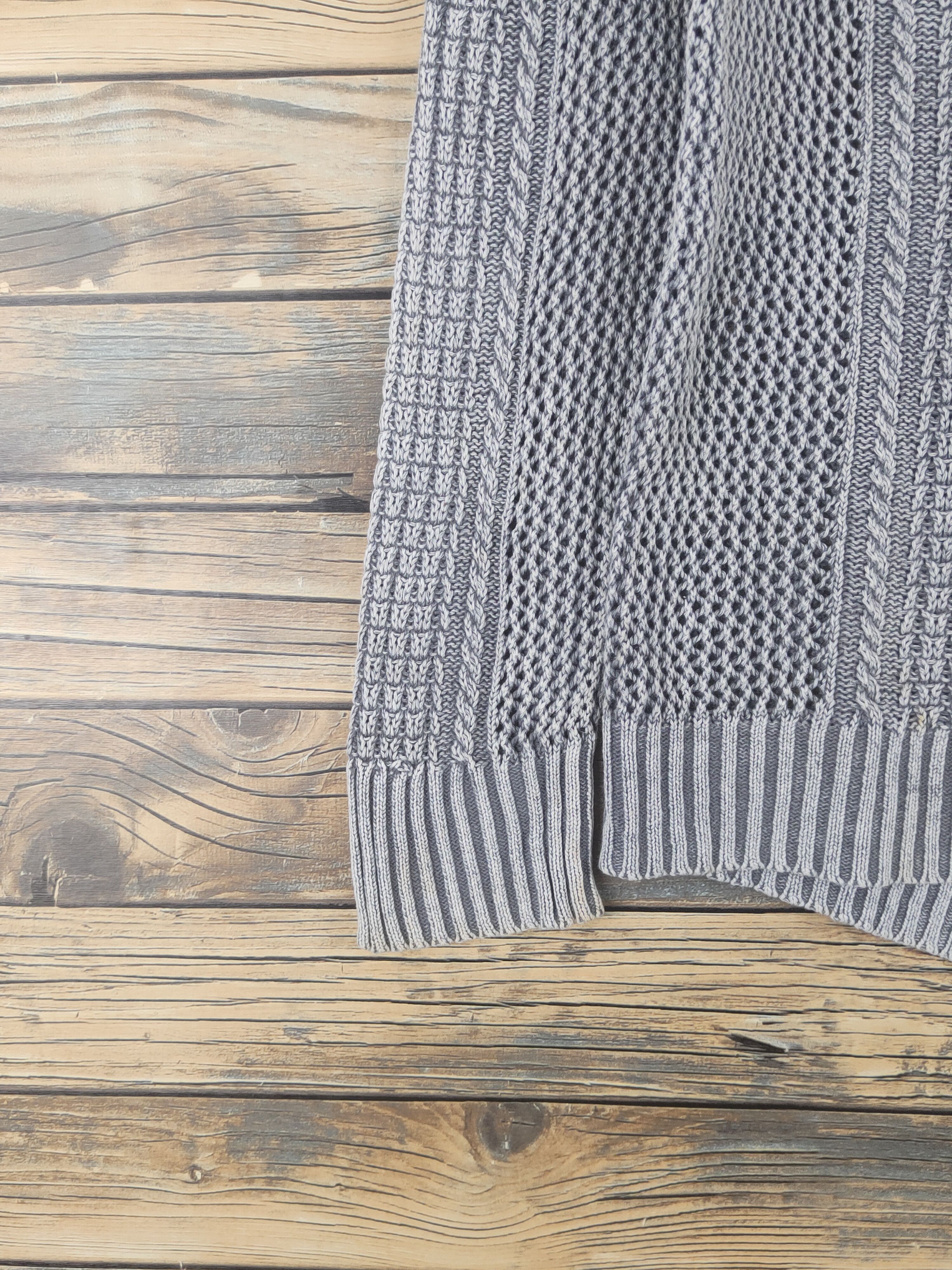 Aran Isles Knitwear × Japanese Brand × Vintage Mill Braws Dark Gray Faded Sweatshirts #W1200 Size US M / EU 48-50 / 2 - 4 Thumbnail