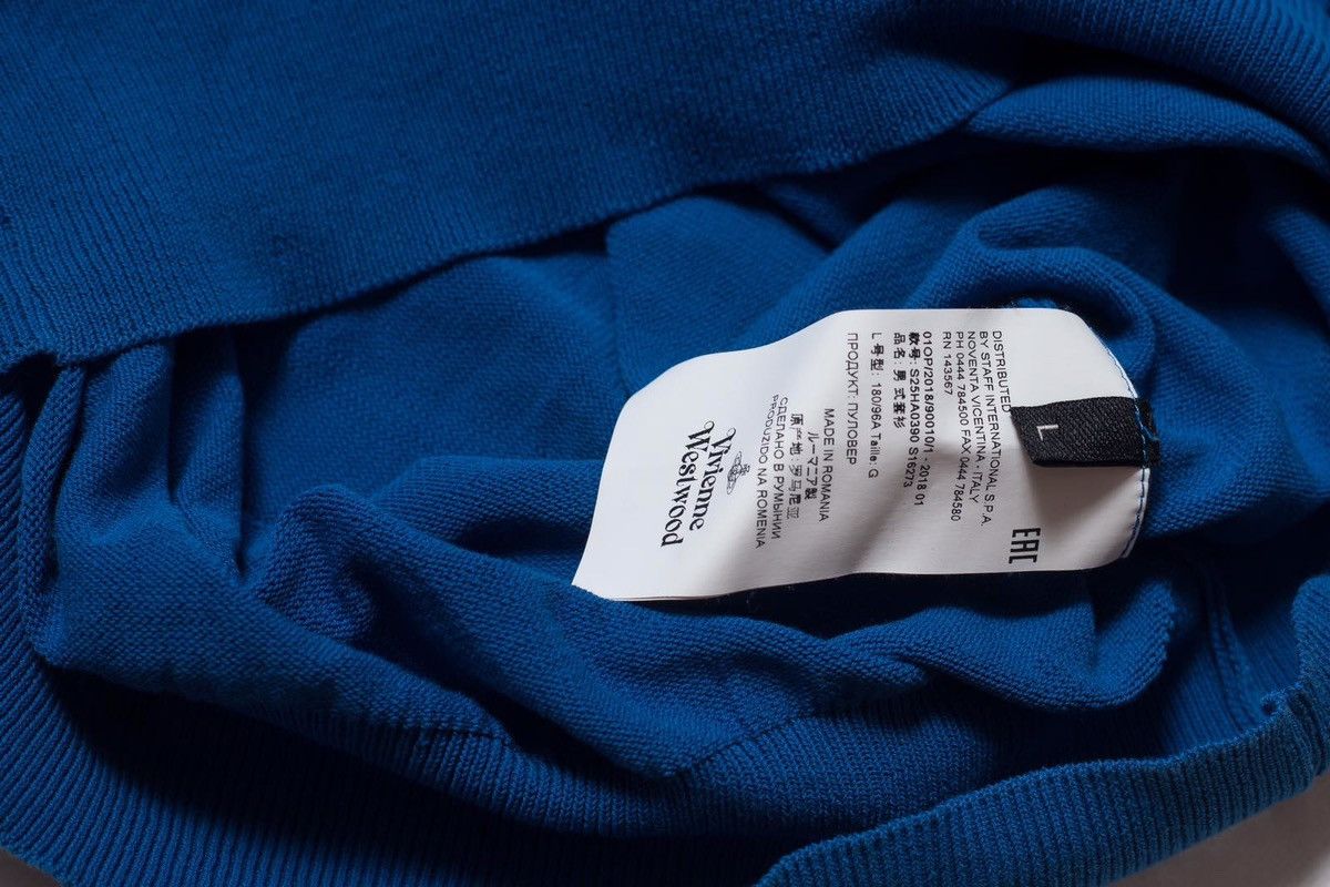 Vivienne Westwood Vivienne Westwood Knited Polo Shirt Jumper Size US L / EU 52-54 / 3 - 6 Thumbnail