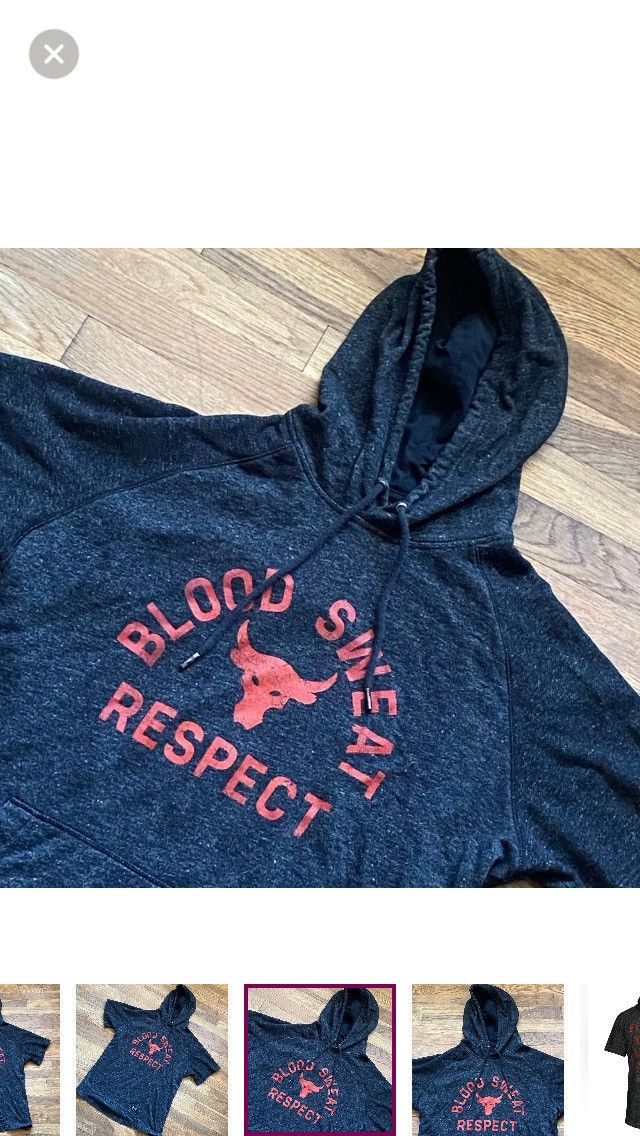 Under Armour Under Armour X UA Project Rock Blood Sweat Respect Hoodie XL Size US XL / EU 56 / 4 - 12 Thumbnail