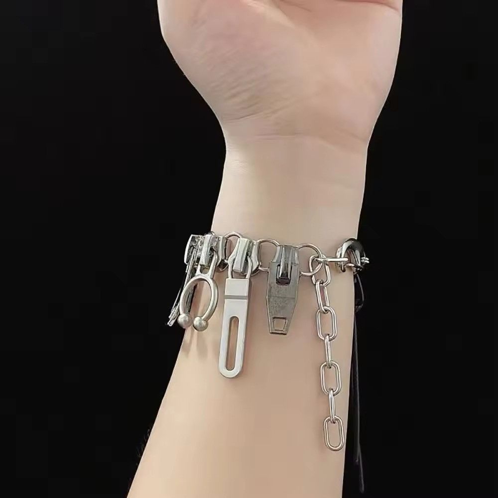 Jewelry Cyber Punk Zipper Bracelet Size ONE SIZE - 3 Thumbnail