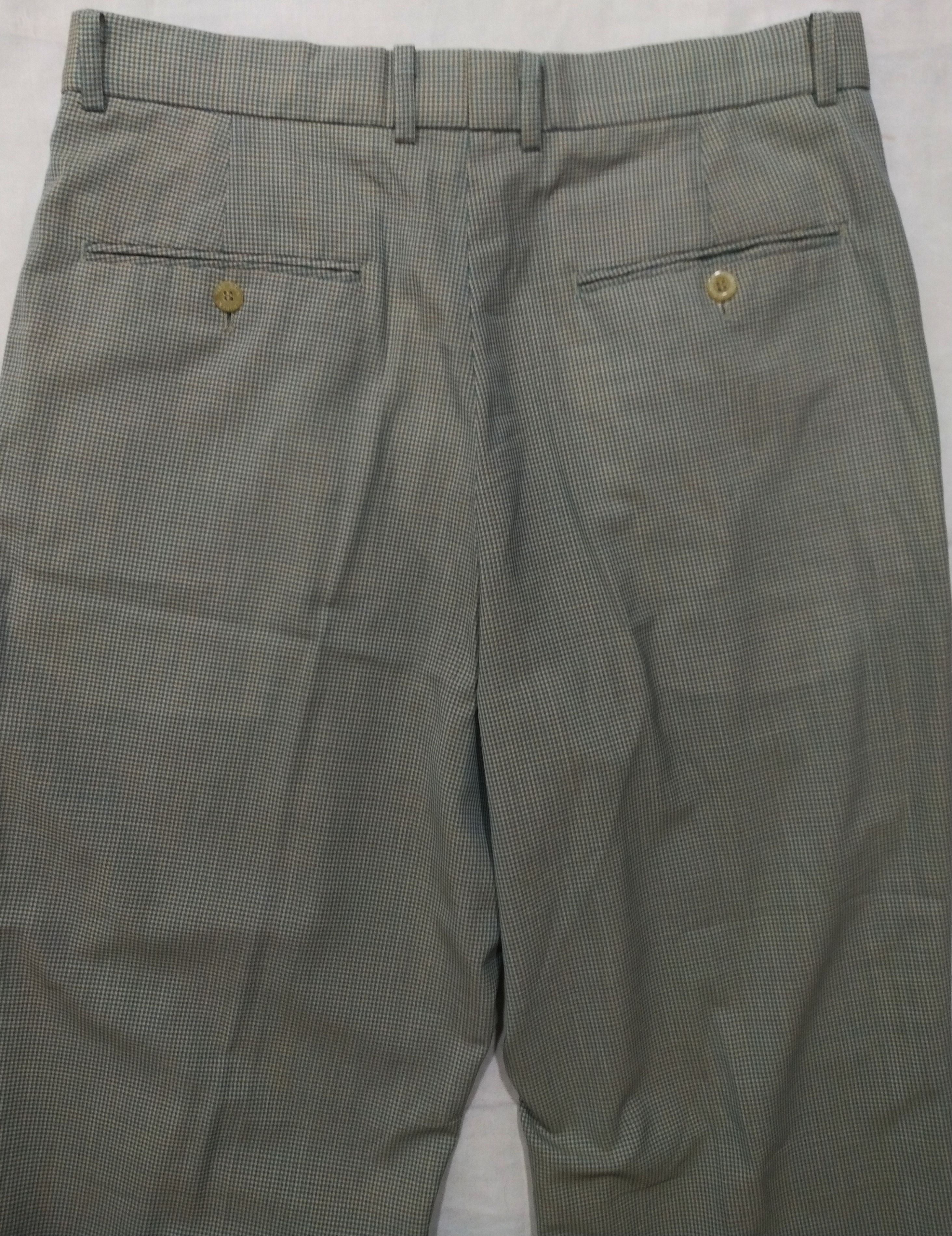 Yves Saint Laurent YSL Yves Saint Laurent Pour Homme Vintage Tartan Pants Size US 30 / EU 46 - 2 Thumbnail
