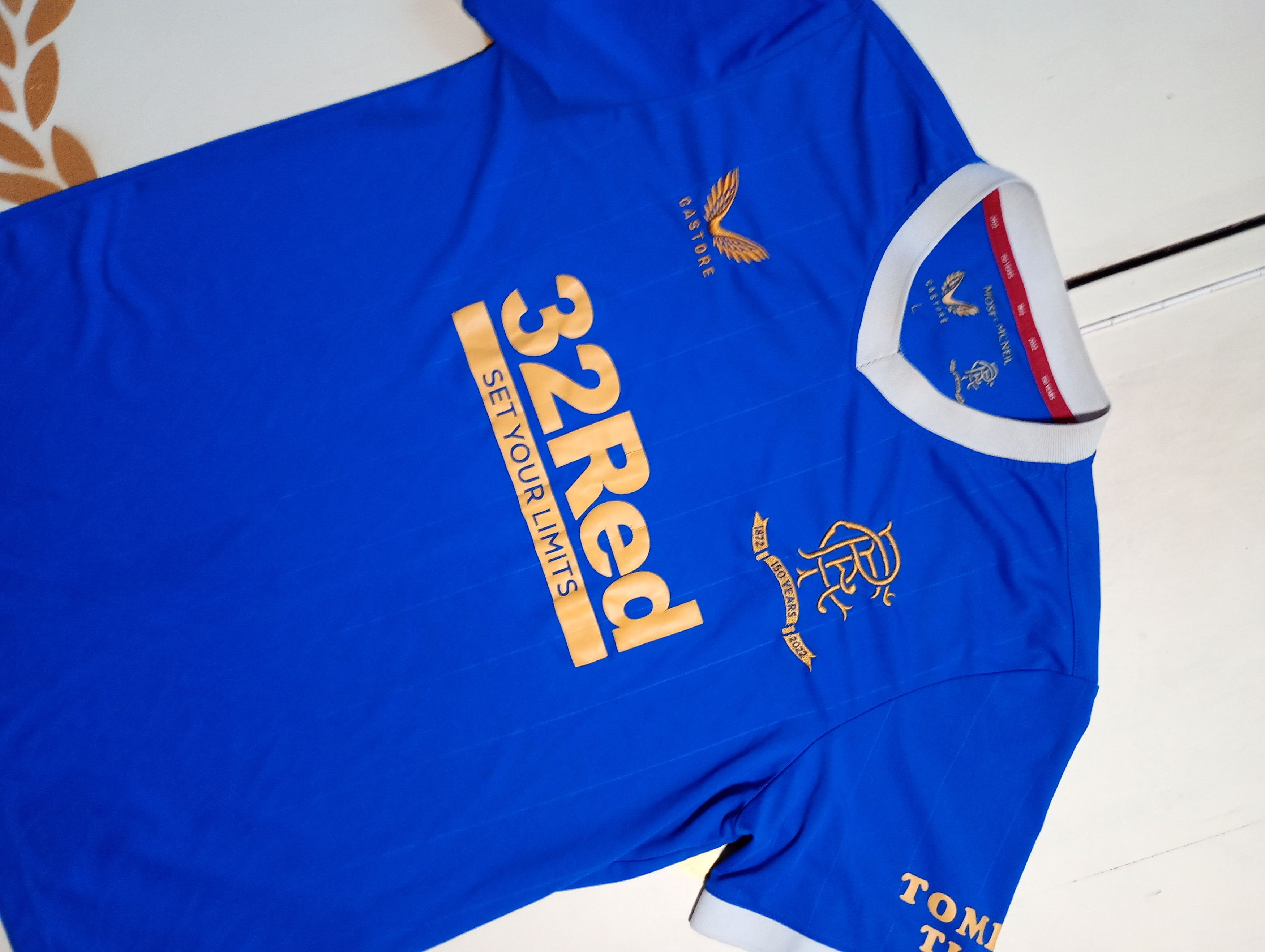 Castore Castore Glasgow Rangers FC home jersey, 2021-2022 Size US L / EU 52-54 / 3 - 6 Thumbnail
