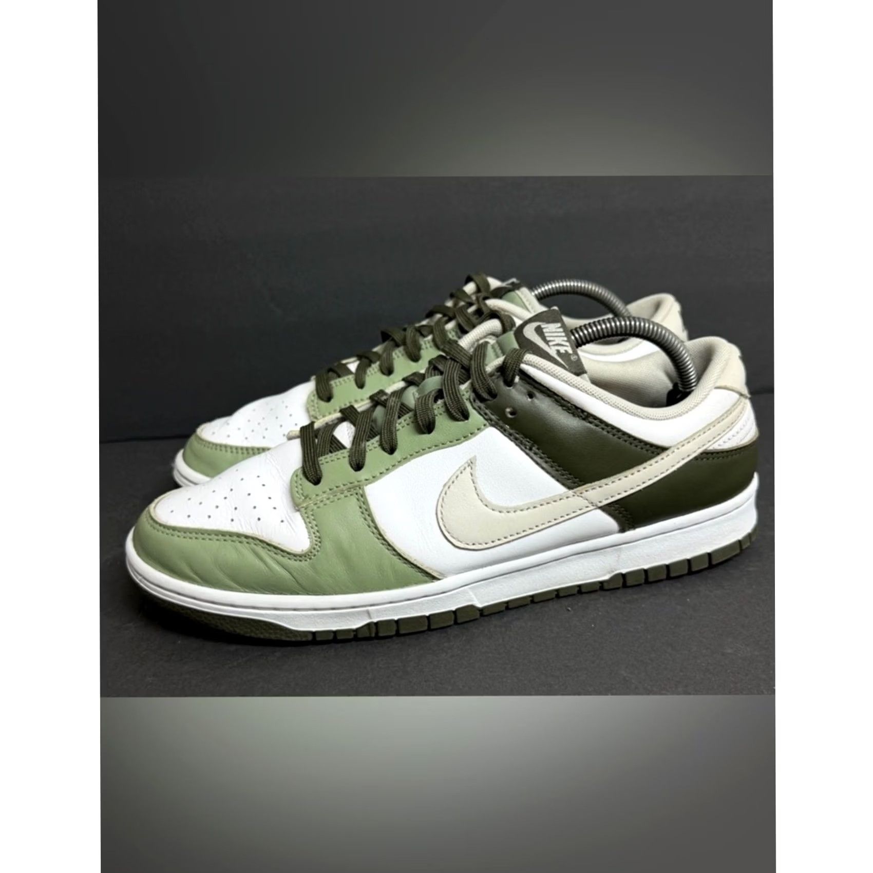 Nike Nike Dunk Low Oil Green Cargo Khaki White FN6882-100 Men 9.5 Shoes Size US 10 / EU 43 - 2 Thumbnail