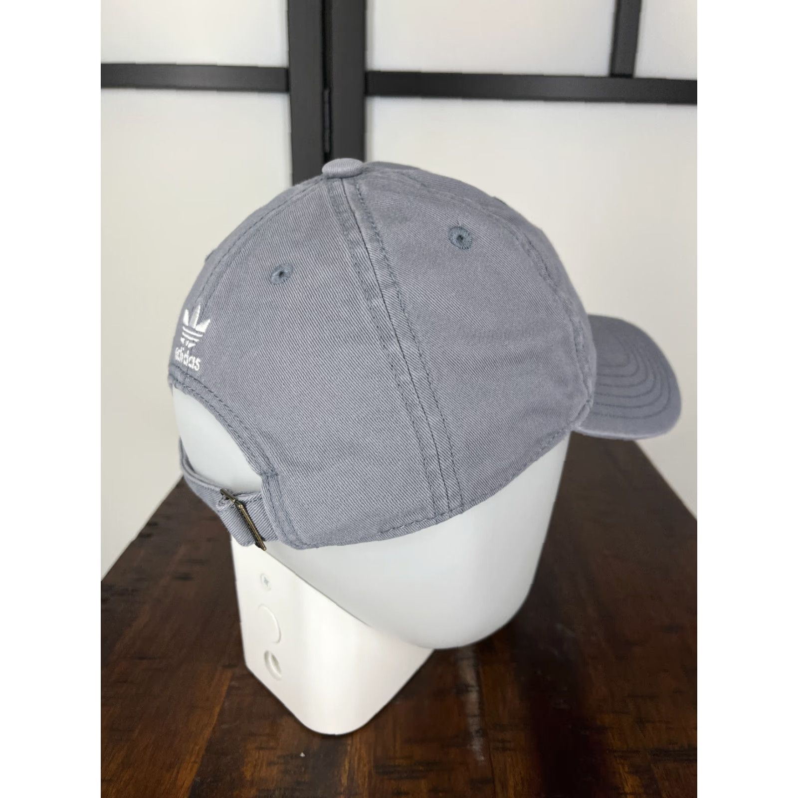 Adidas Adidas Hat Cap Strap Back Womens One Size Gray Embroidered Cotton Golf Golfer Baseball Cap Shirt Outdoor Sports Adjustable Lightweight Vintage: No Size ONE SIZE - 7 Thumbnail
