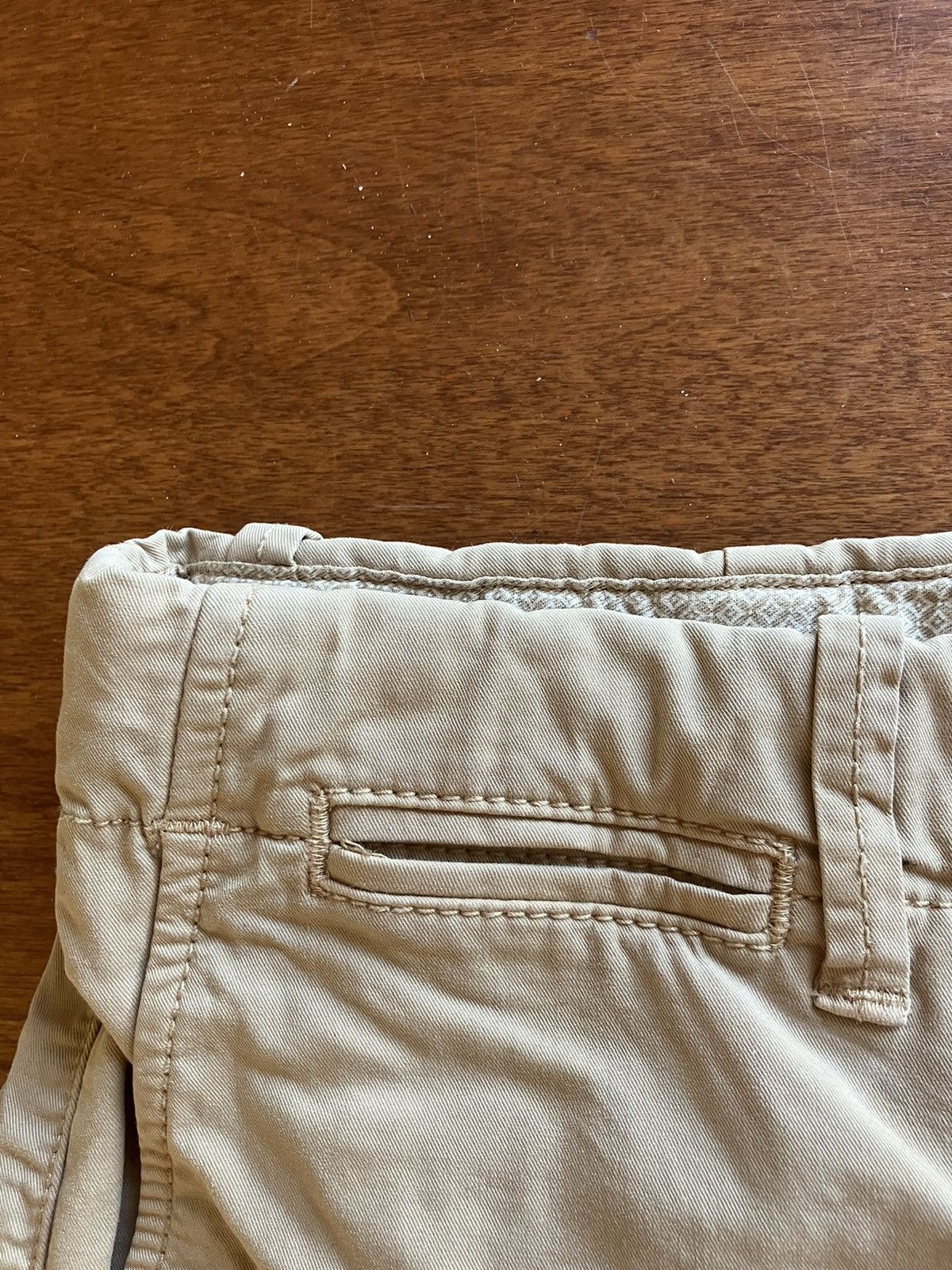 Corneliani Corneliani Cotton Khaki Pants Size US 32 / EU 48 - 4 Thumbnail